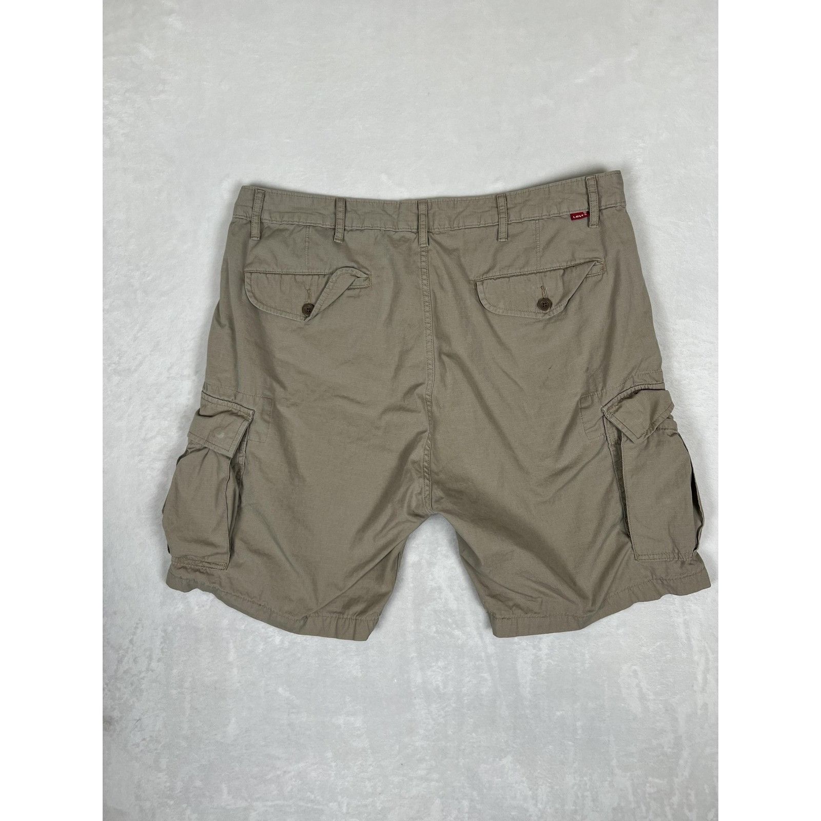 Levi's Levi Strauss & Co Cargo Shorts Mens 38 Khaki Ripstop Multi P Size US 38 / EU 54 - 7 Thumbnail