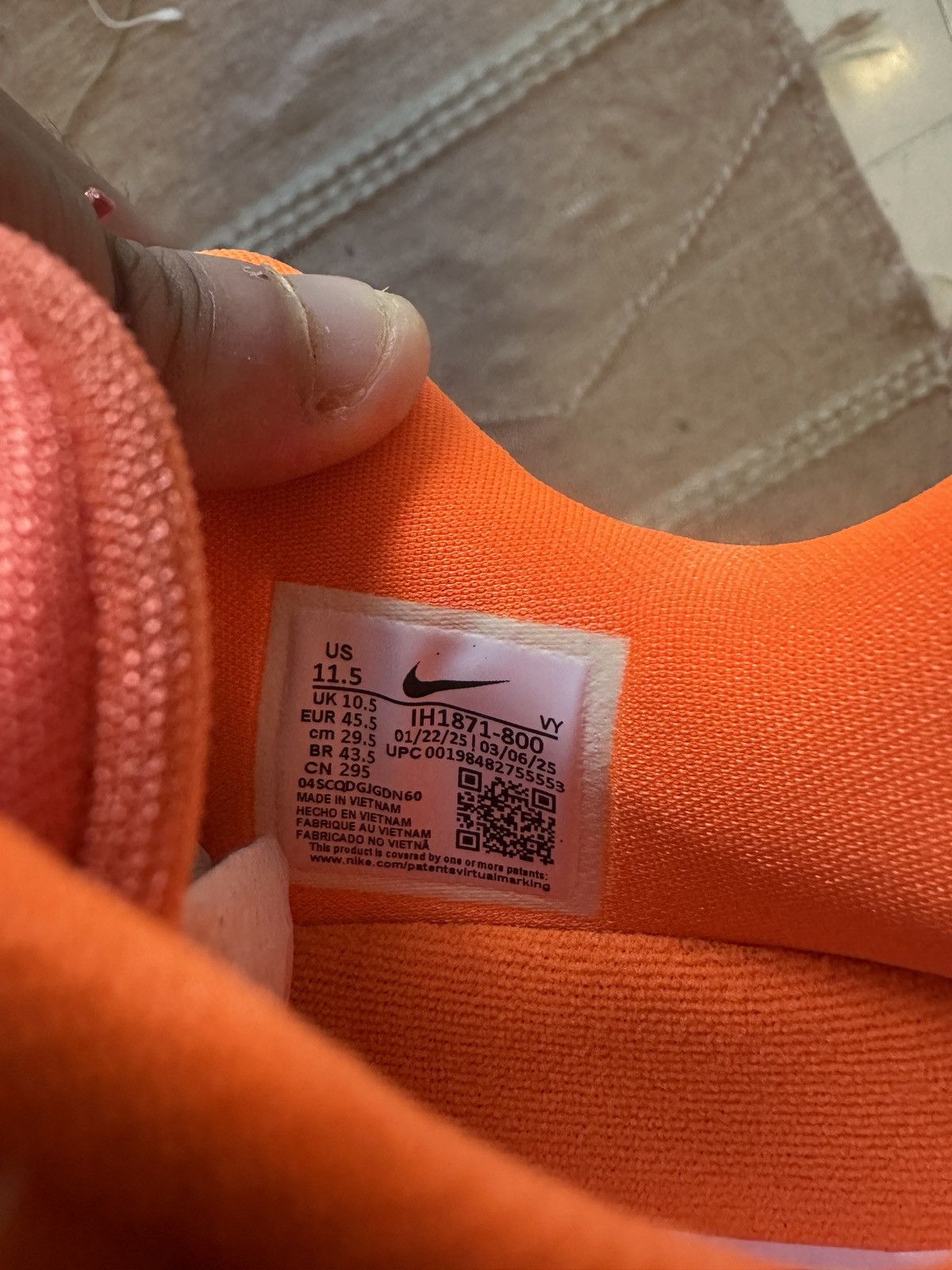Nike Nike Kobe Protro VI “Total Orange” 11.5US DSWT Size US 11.5 / EU 44-45 - 9 Thumbnail