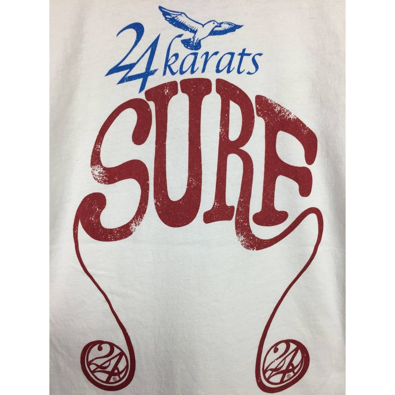 Japanese Brand 24 Karats Surf Authentic Hawaiian Originals Big Logo Tee Size US S / EU 44-46 / 1 - 3 Thumbnail