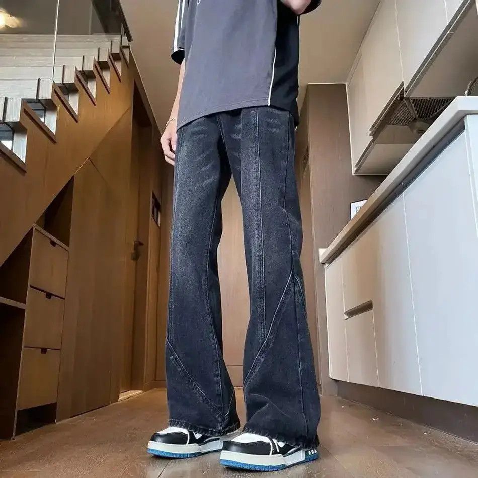 Japanese Brand × Jean Streetwear washed casual straight leg jeans Size US 30 / EU 46 - 5 Thumbnail