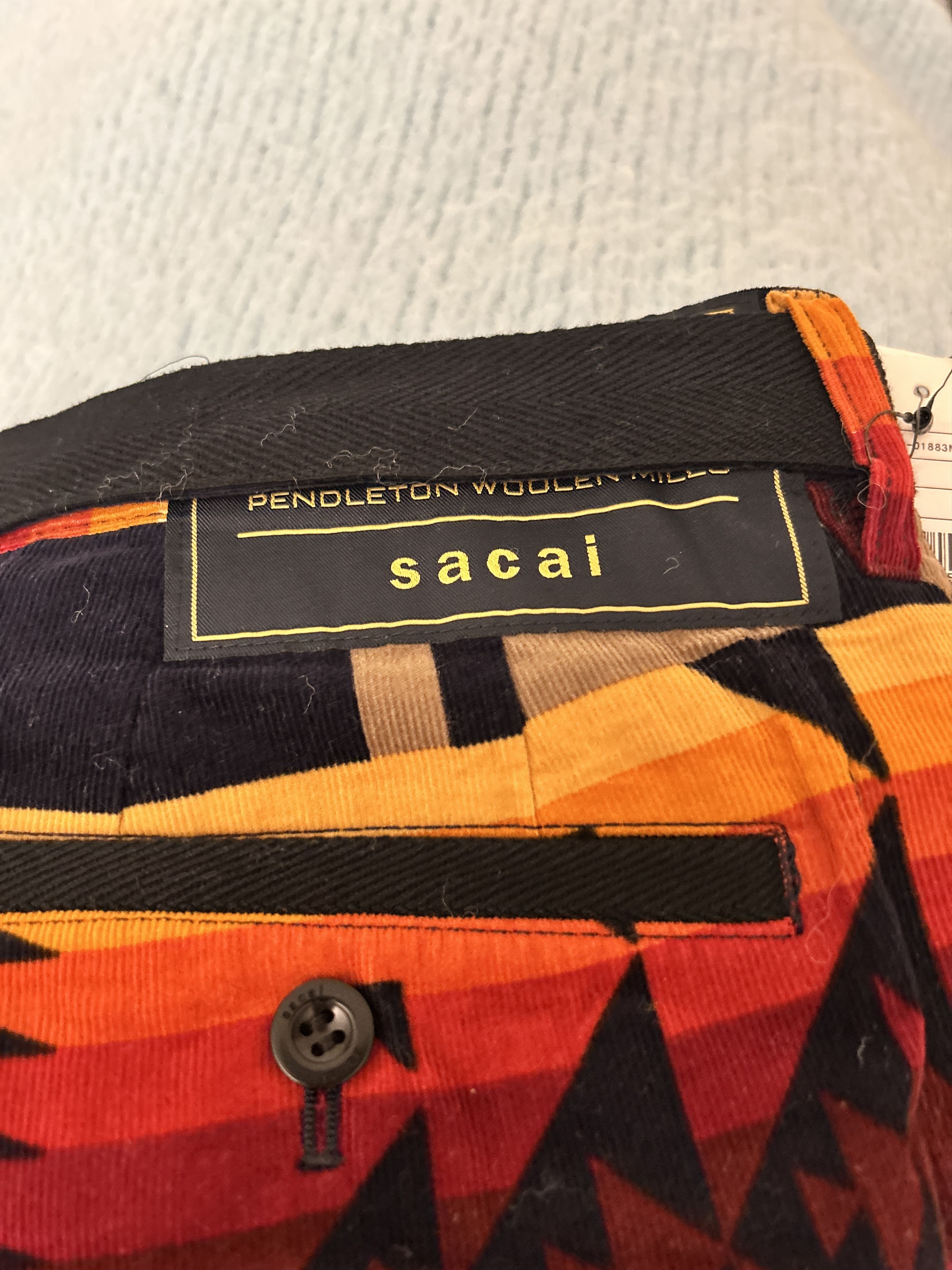 Pendleton × Sacai Sacai Pendleton corduroy pants navajo size 2 Size US 30 / EU 46 - 6 Thumbnail