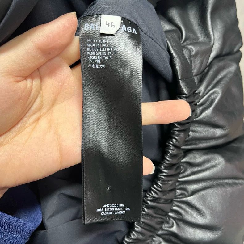 Balenciaga Balenciaga Black solid cotton suit with high collar and zi Size US S / EU 44-46 / 1 - 4 Thumbnail