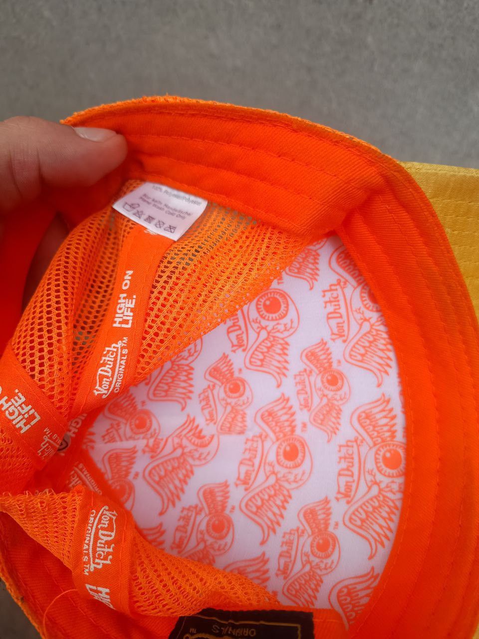 Von Dutch VonDutch Von Dutch orange cap Size ONE SIZE - 3 Thumbnail