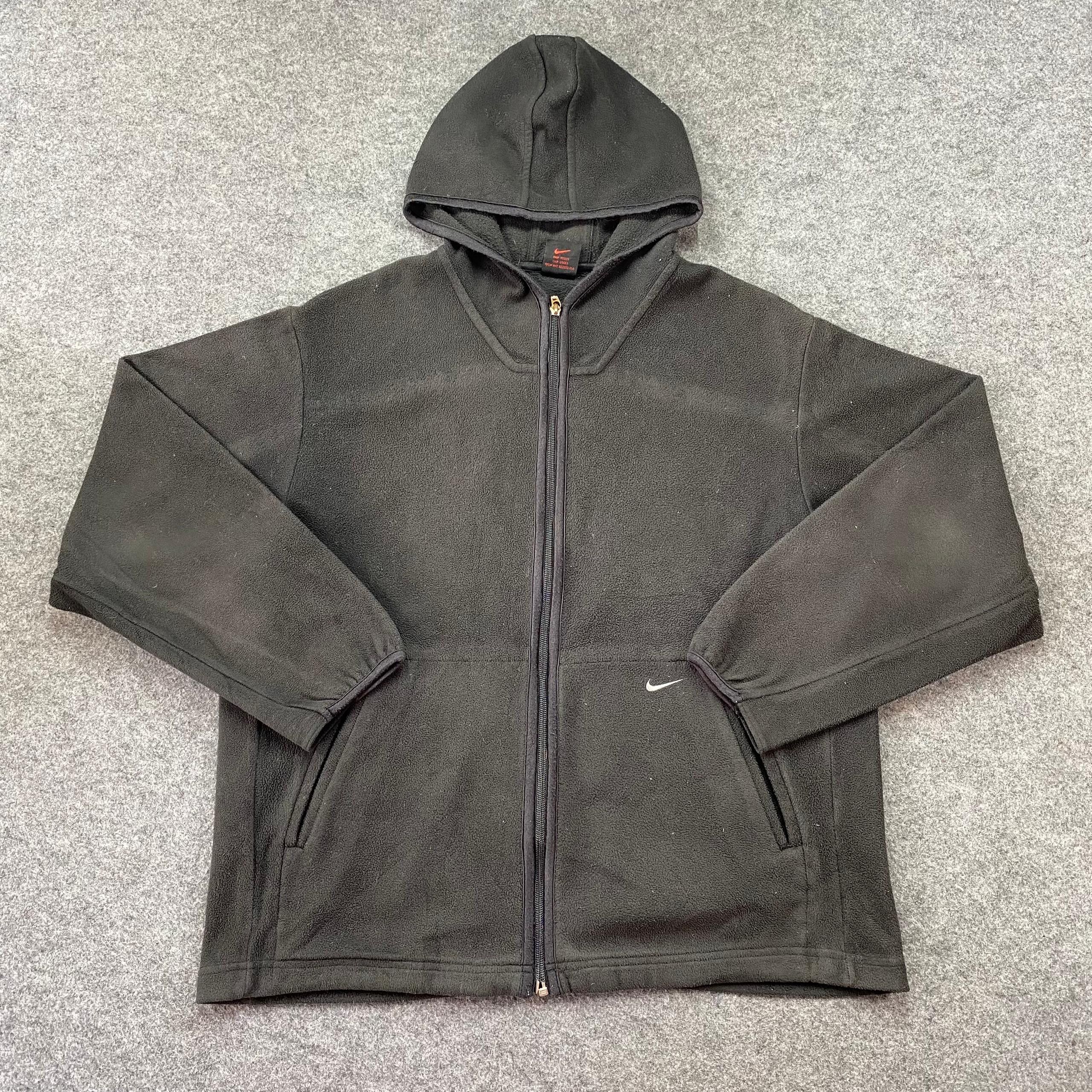 Nike Vintage Nike Small Logo Zipper Fleece Jacket Size US M / EU 48-50 / 2 - 1 Thumbnail