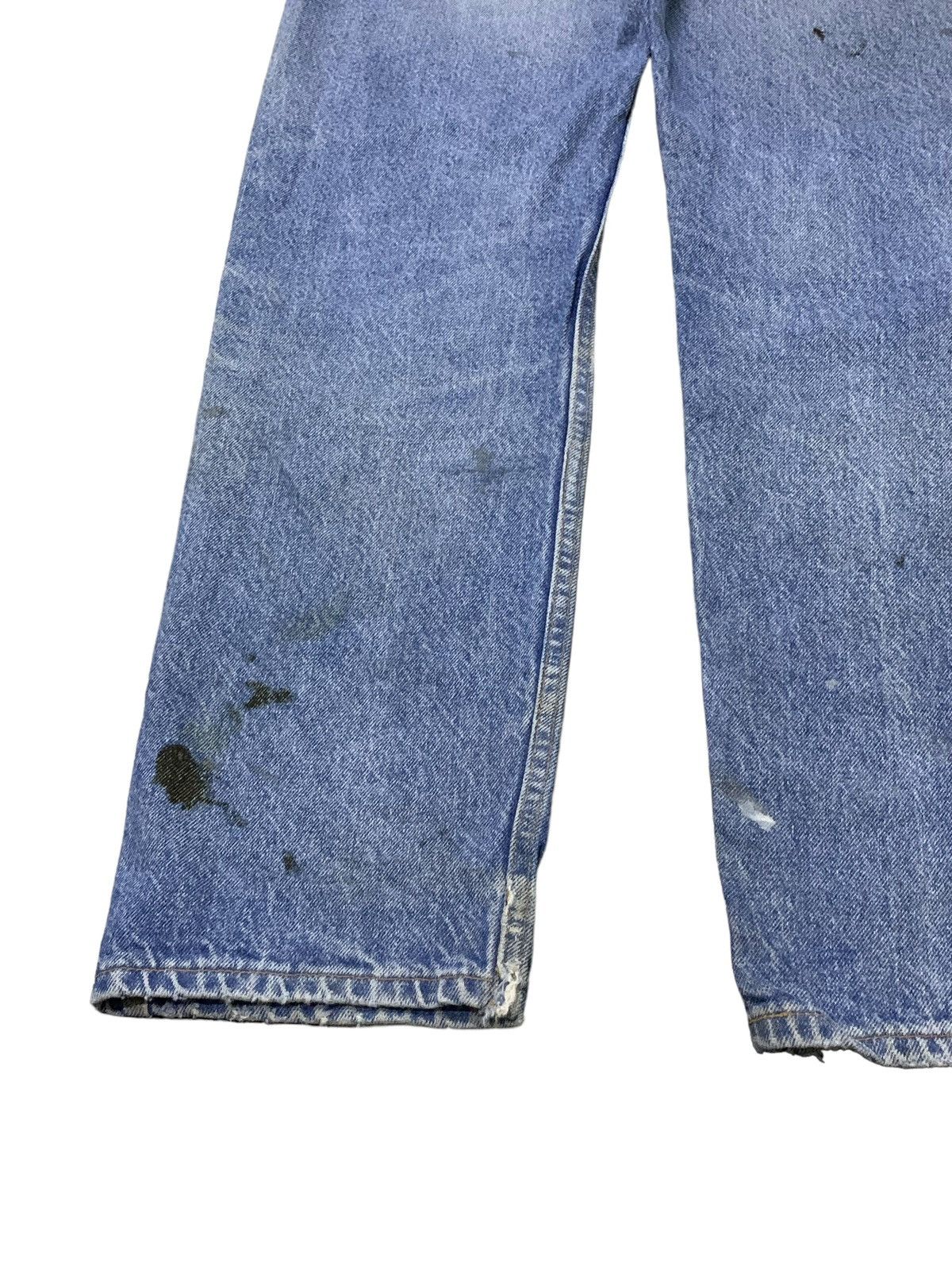 Levi's × Vintage Vintage Levis 505 Distressed Dirty Denim Pants Size US 34 / EU 50 - 11 Thumbnail