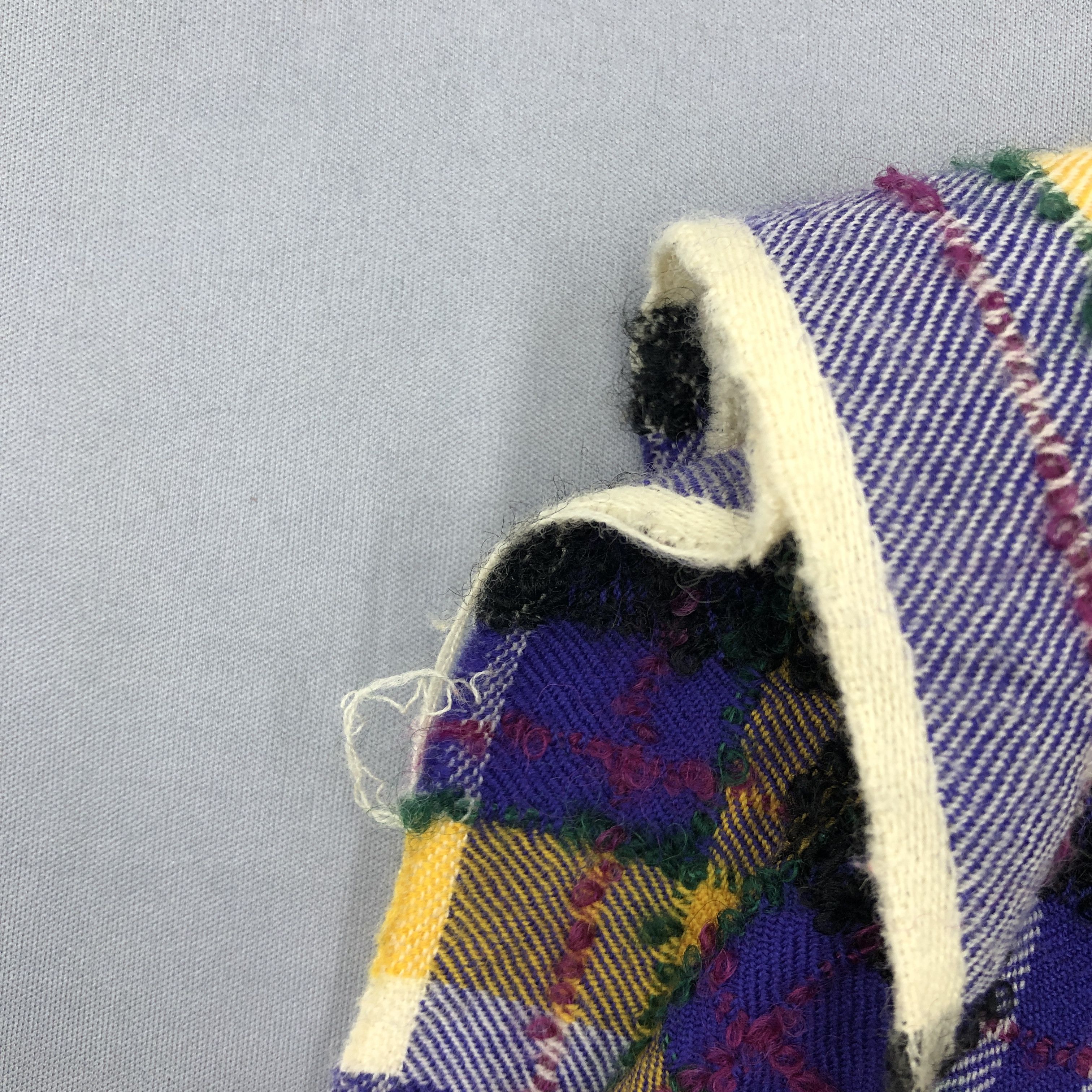Japanese Brand Vintage Kenzo Scarf Muffler Wool Plaid Scarves Size ONE SIZE - 7 Thumbnail