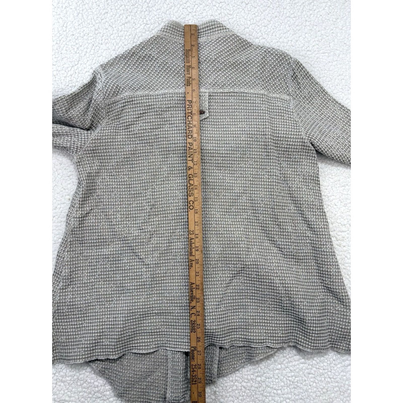 Alife VINTAGE Focus Casual Life Sweater Cardigan Waffle-Knit High Neck Size S Tan Beige Women Size S / US 4 / IT 40 - 7 Thumbnail