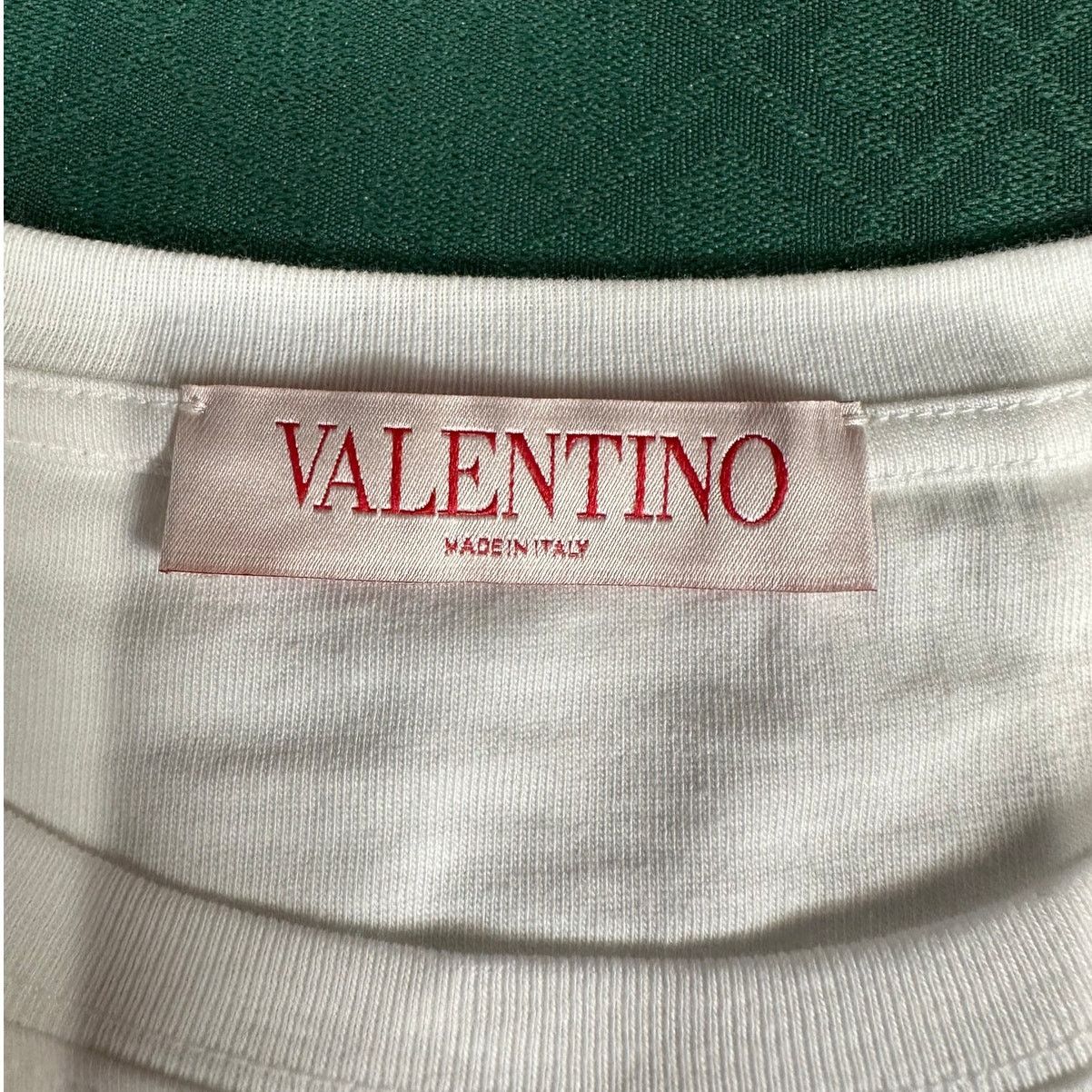 Valentino Valentino Loop Jersey T-Shirt Size M Made in Italy NWT Size M / US 6-8 / IT 42-44 - 3 Thumbnail