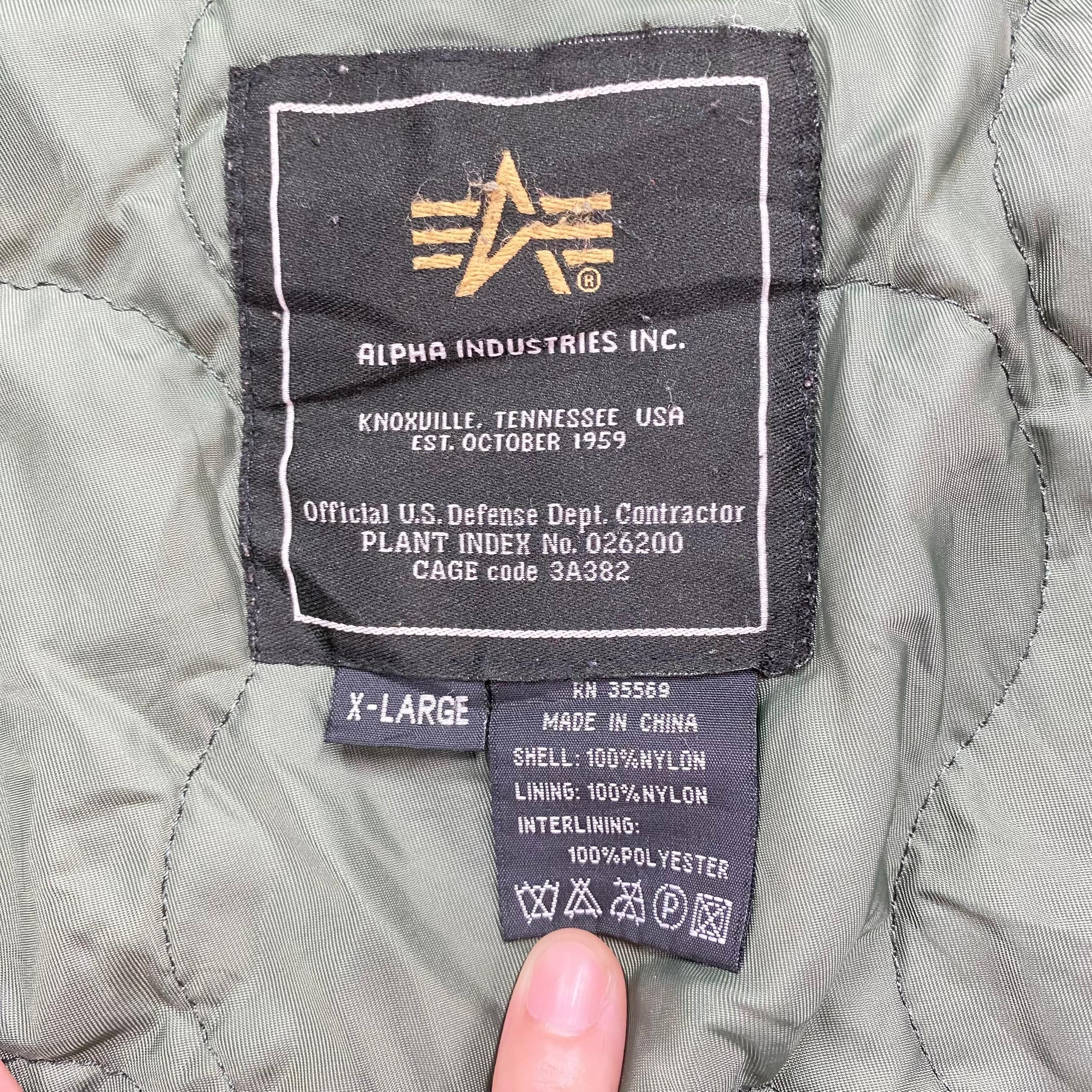 Alpha Industries Vintage Alpha Industries Fylers Bombers Jacket Size US XL / EU 56 / 4 - 9 Thumbnail