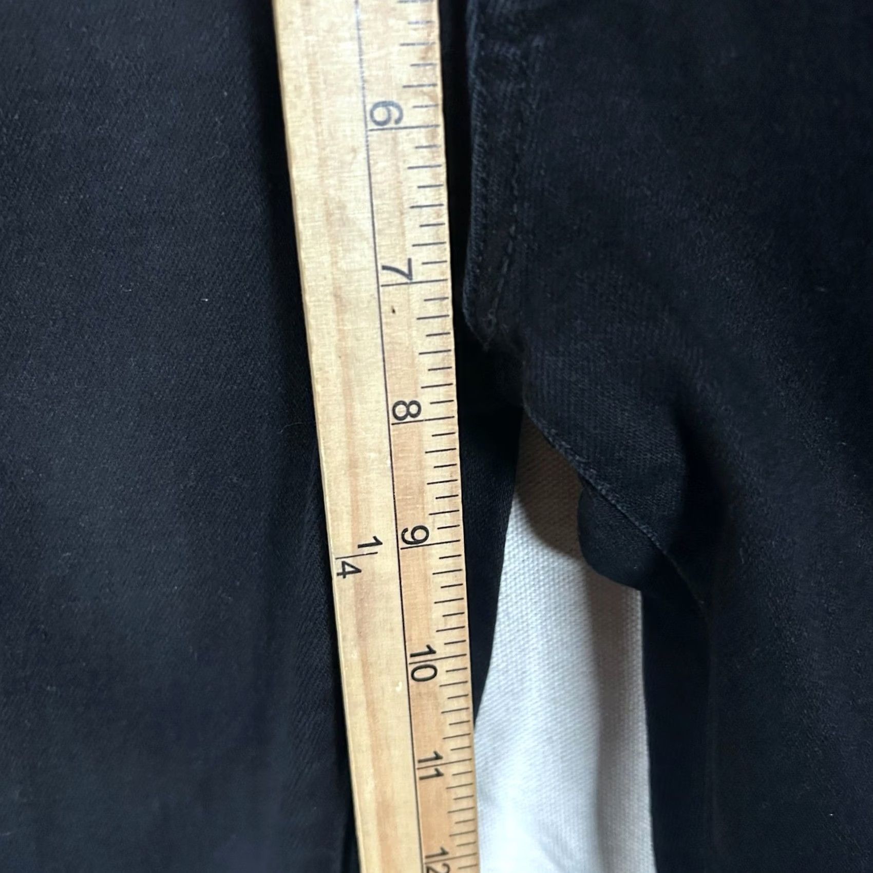 Vintage Pilcro and the Letterpress High-Rise Skinny Jeans Black Raw Hem 27 Size 27" / US 4 / IT 40 - 7 Thumbnail