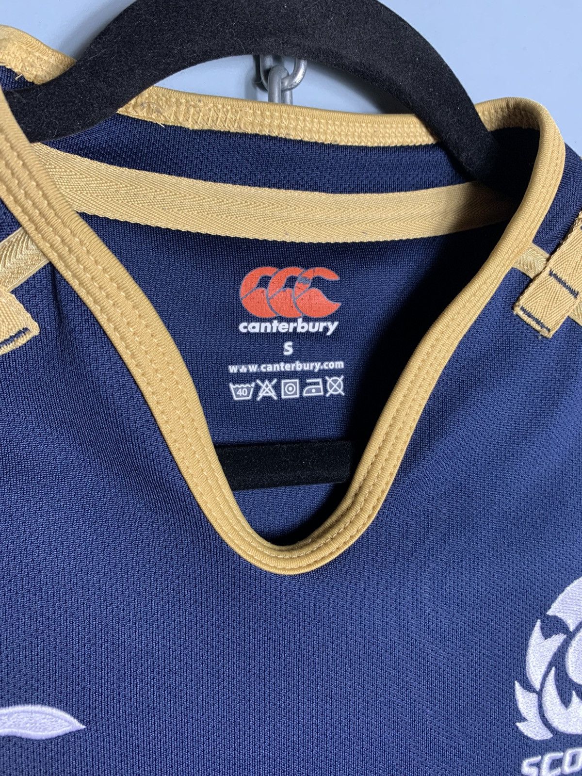 Canterbury of New Zealand × Vintage Vintage Canterbury Scotland Rugby Shirt Size US S / EU 44-46 / 1 - 3 Thumbnail