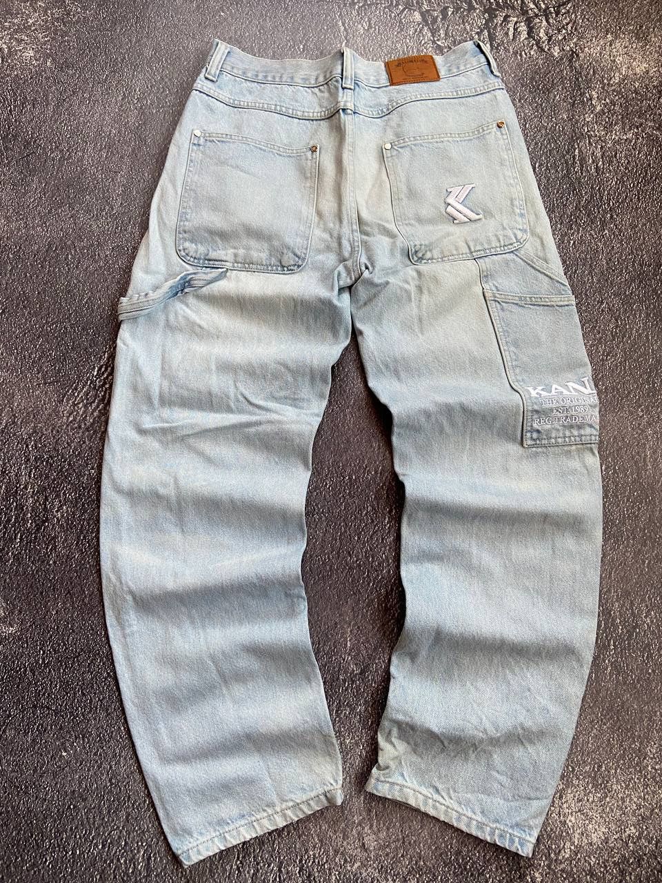 Karl Kani Vintage Karl Kani Y2K distressed rep denim pants Size US 32 / EU 48 - 1 Thumbnail