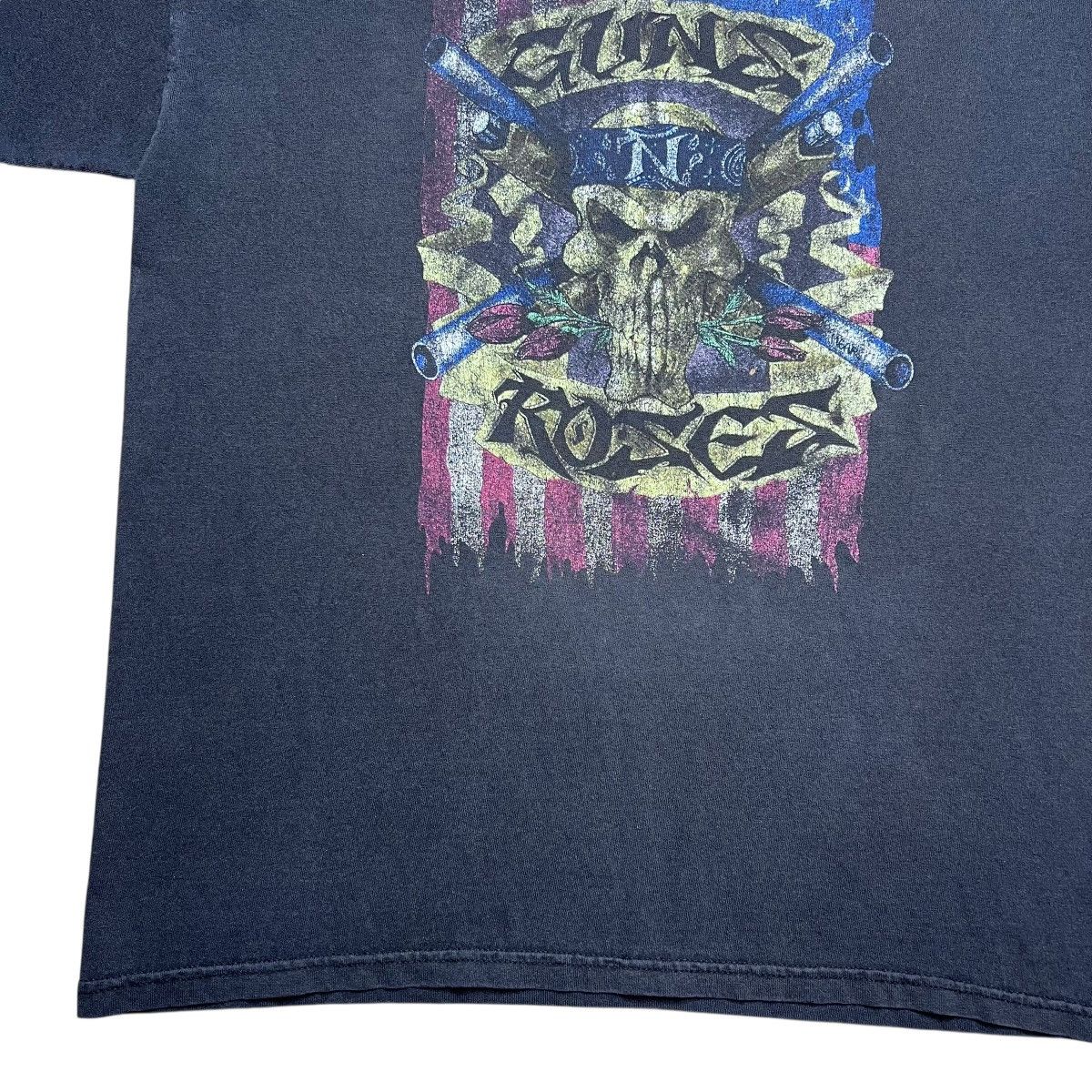 Band Tees Vintage 2000s Guns N’ Roses American Flag Band T-Shirt Size US L / EU 52-54 / 3 - 7 Thumbnail