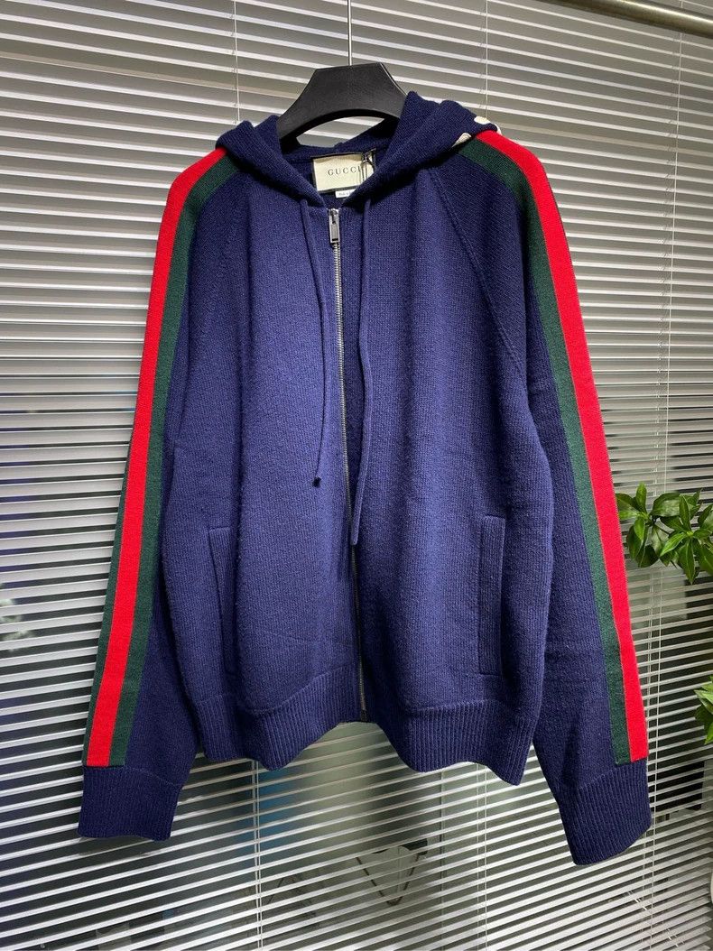 Gucci Gucci Side red and green stripes embroidered letter jacket Size US M / EU 48-50 / 2 - 7 Thumbnail