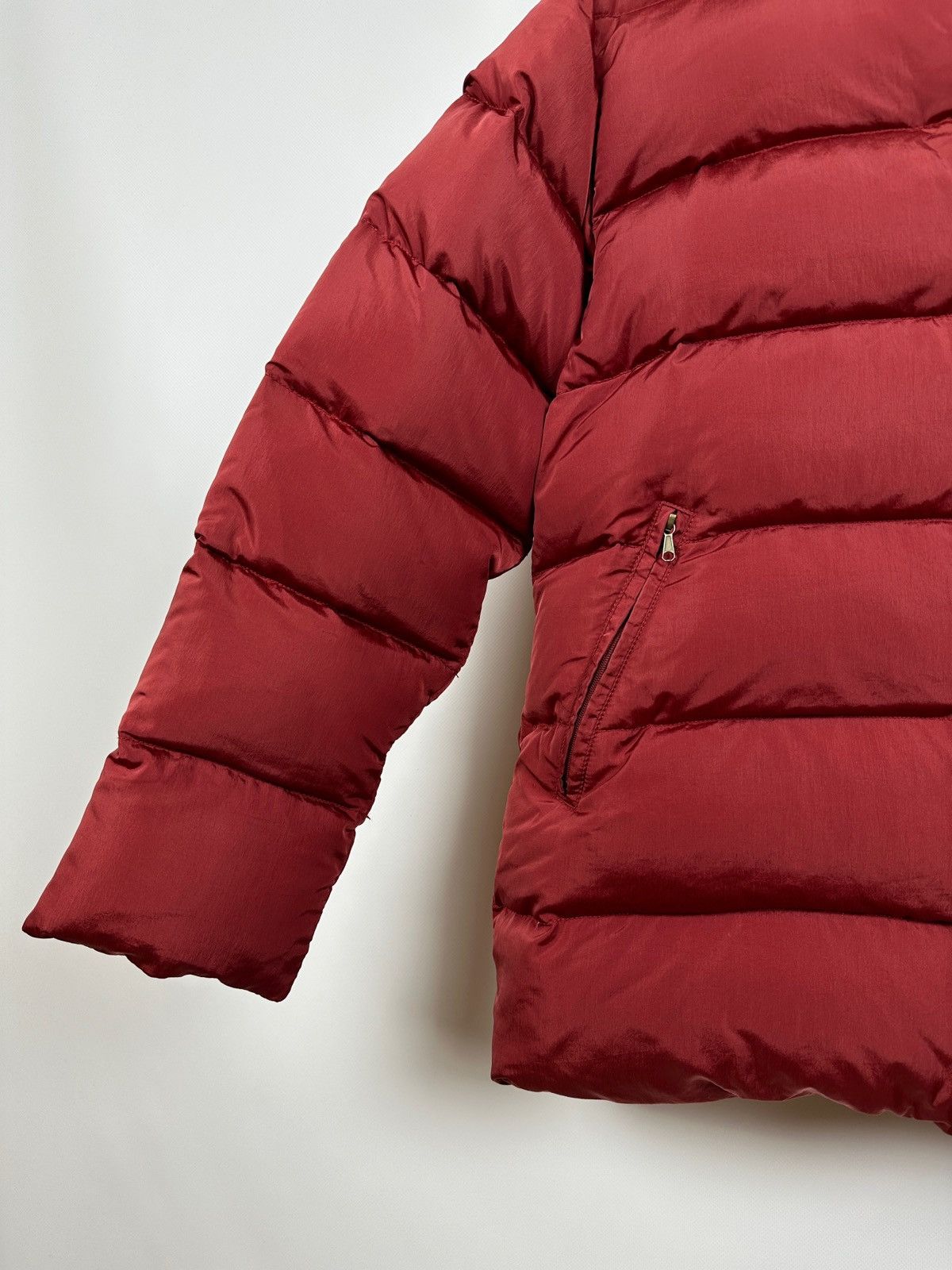 Moncler Vintage Moncler Nylon/Down Burgundy Puffer Jacket Size US L / EU 52-54 / 3 - 13 Thumbnail