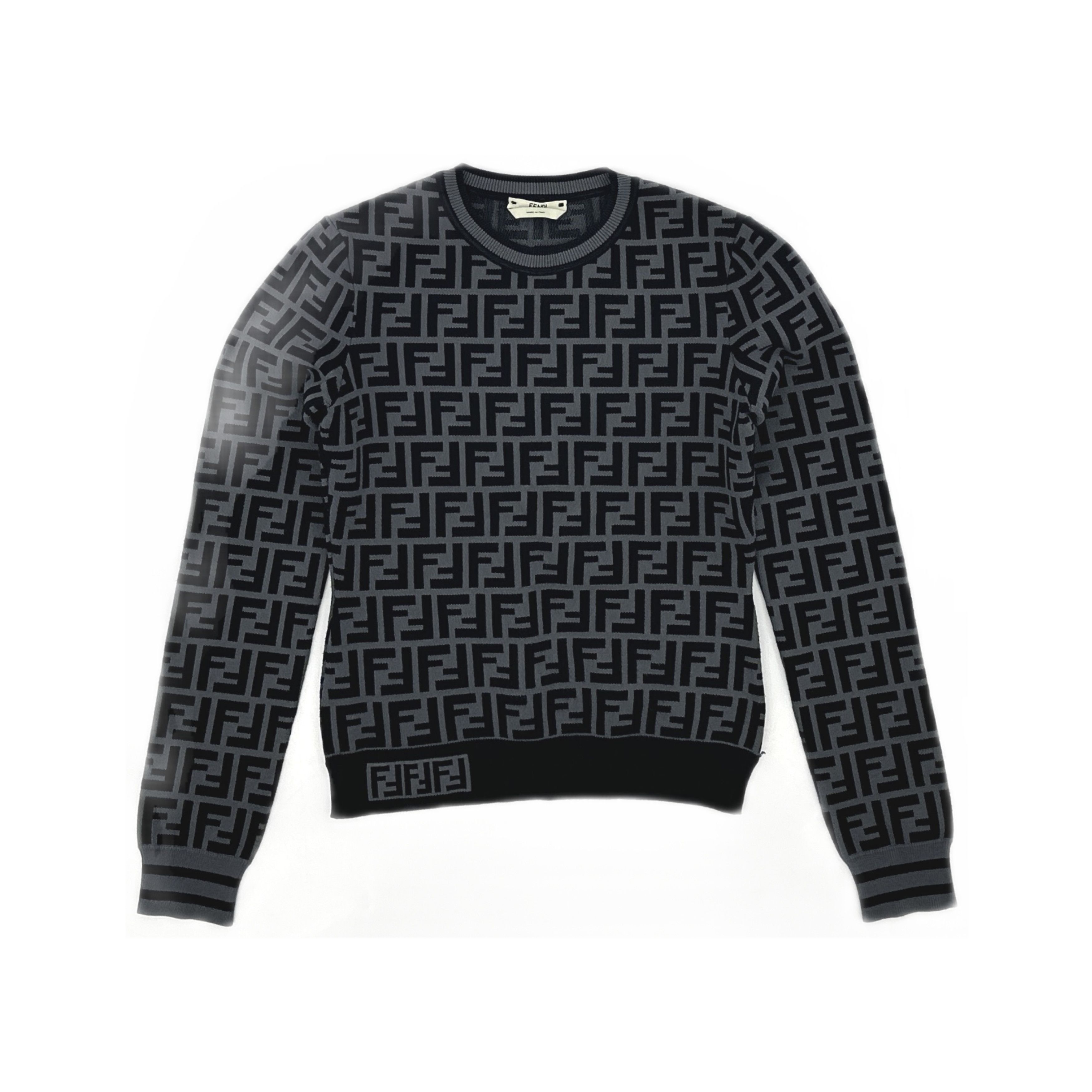Fendi Fendi FF Monogram Sweater Size 36 Size XS / US 0-2 / IT 36-38 - 1 Thumbnail