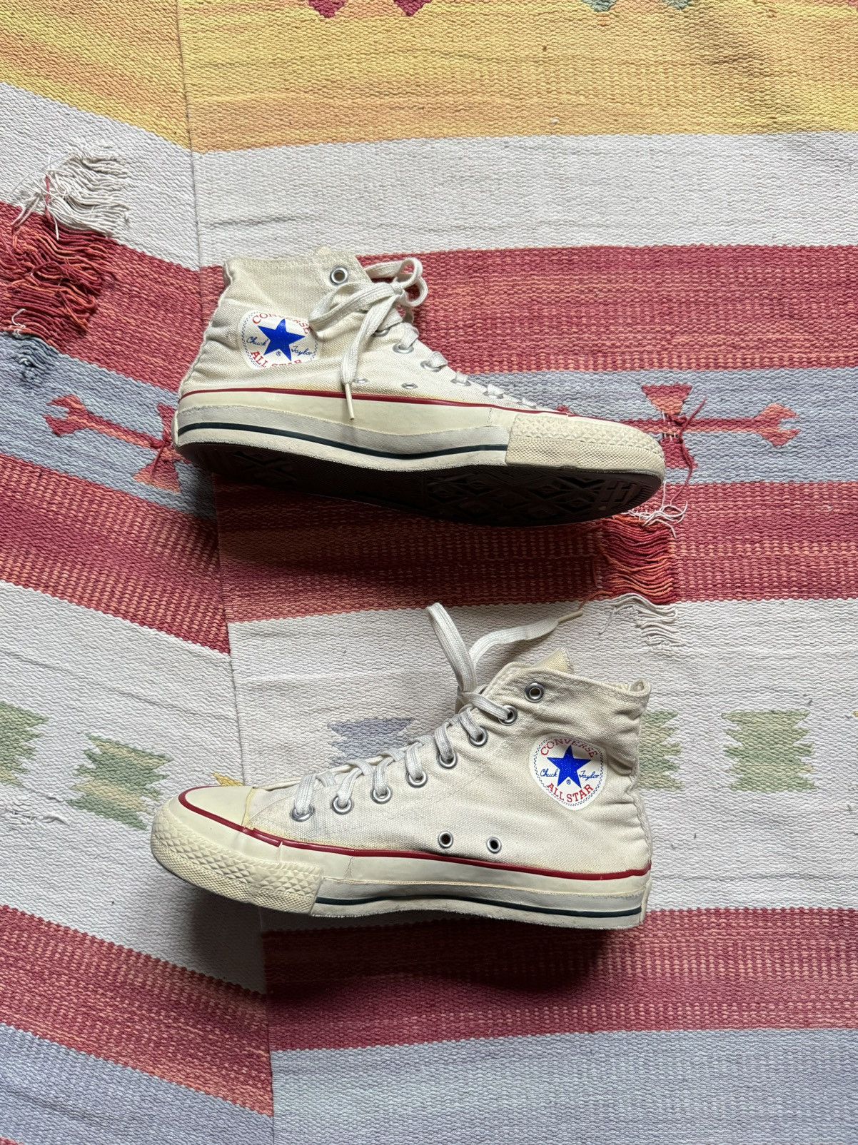 Converse Vintage 80’s Converse All Star Chuck Taylor Hi Top Size US 6.5 / IT 36.5 - 3 Thumbnail