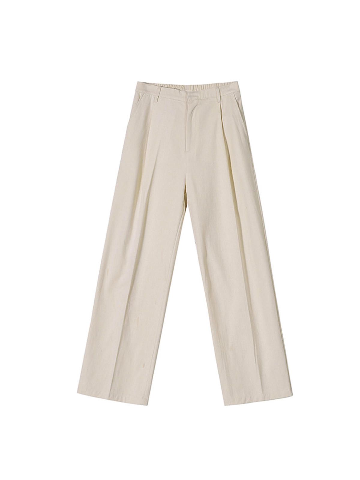 Other Cleanfit Beige Wide-Leg Pants / Trousers Size US 30 / EU 46 - 12 Thumbnail