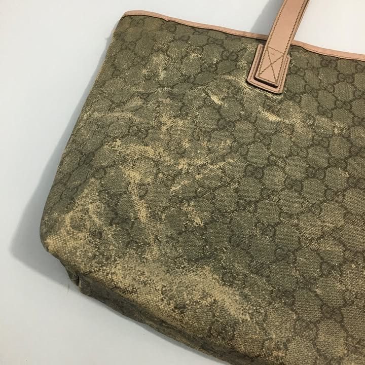 Gucci Gucci GG Supreme Canvas Leather Totebag Authentic Size ONE SIZE - 8 Thumbnail