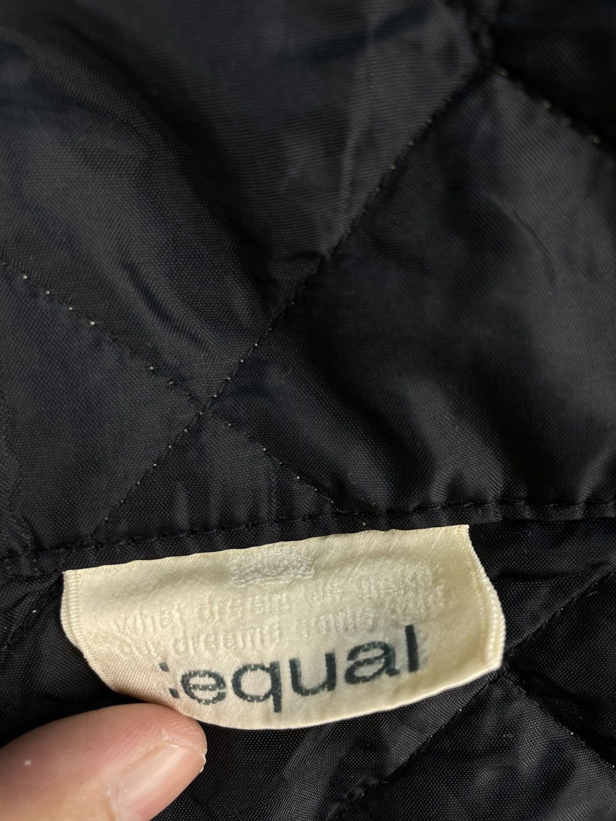 Vintage Vintage :equal Made in England quilted jacket Size US L / EU 52-54 / 3 - 6 Thumbnail