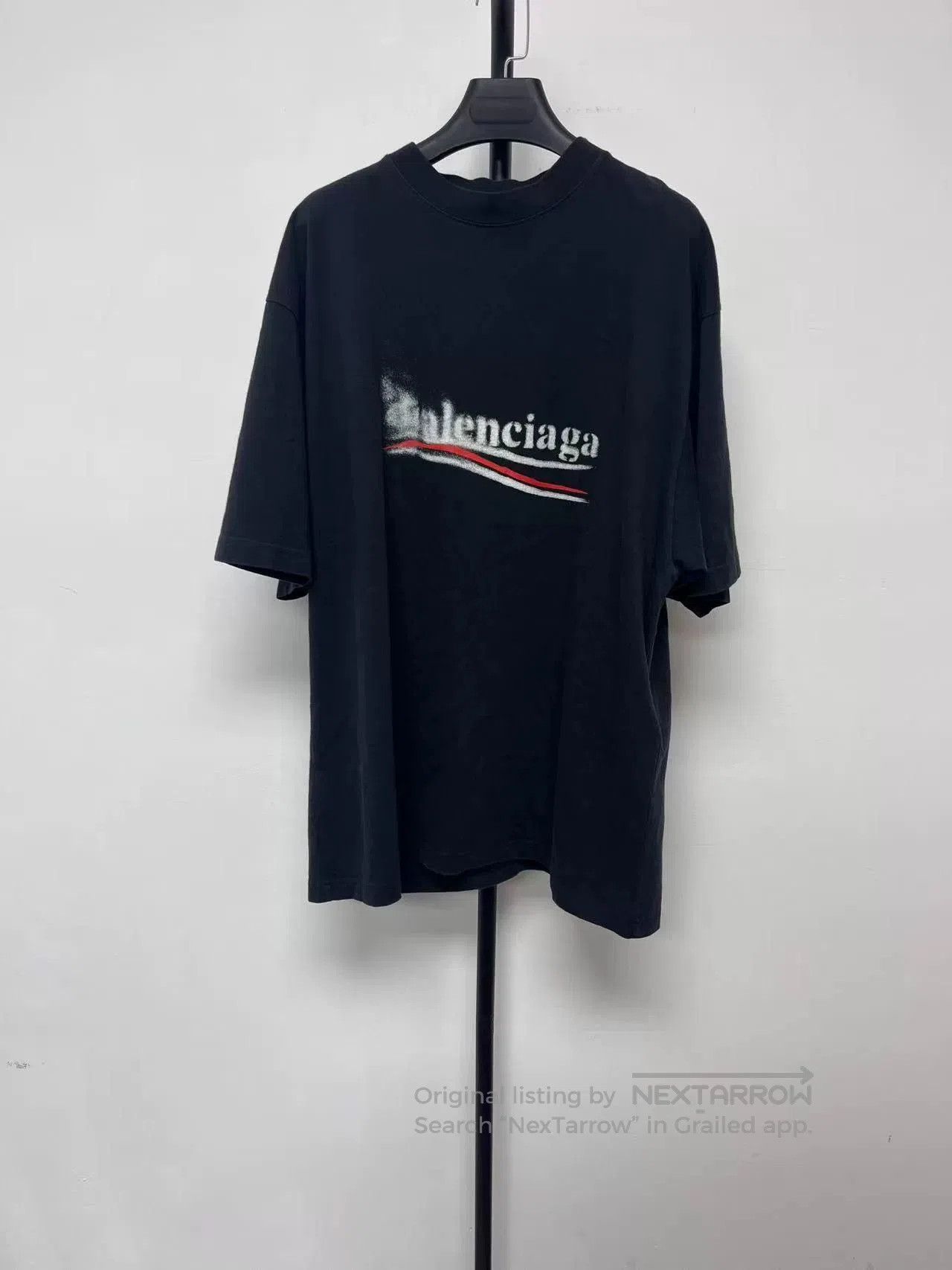 Balenciaga Balenciaga Logo Print Crewneck Short-Sleeve T-Shirt. Size US S / EU 44-46 / 1 - 1 Thumbnail