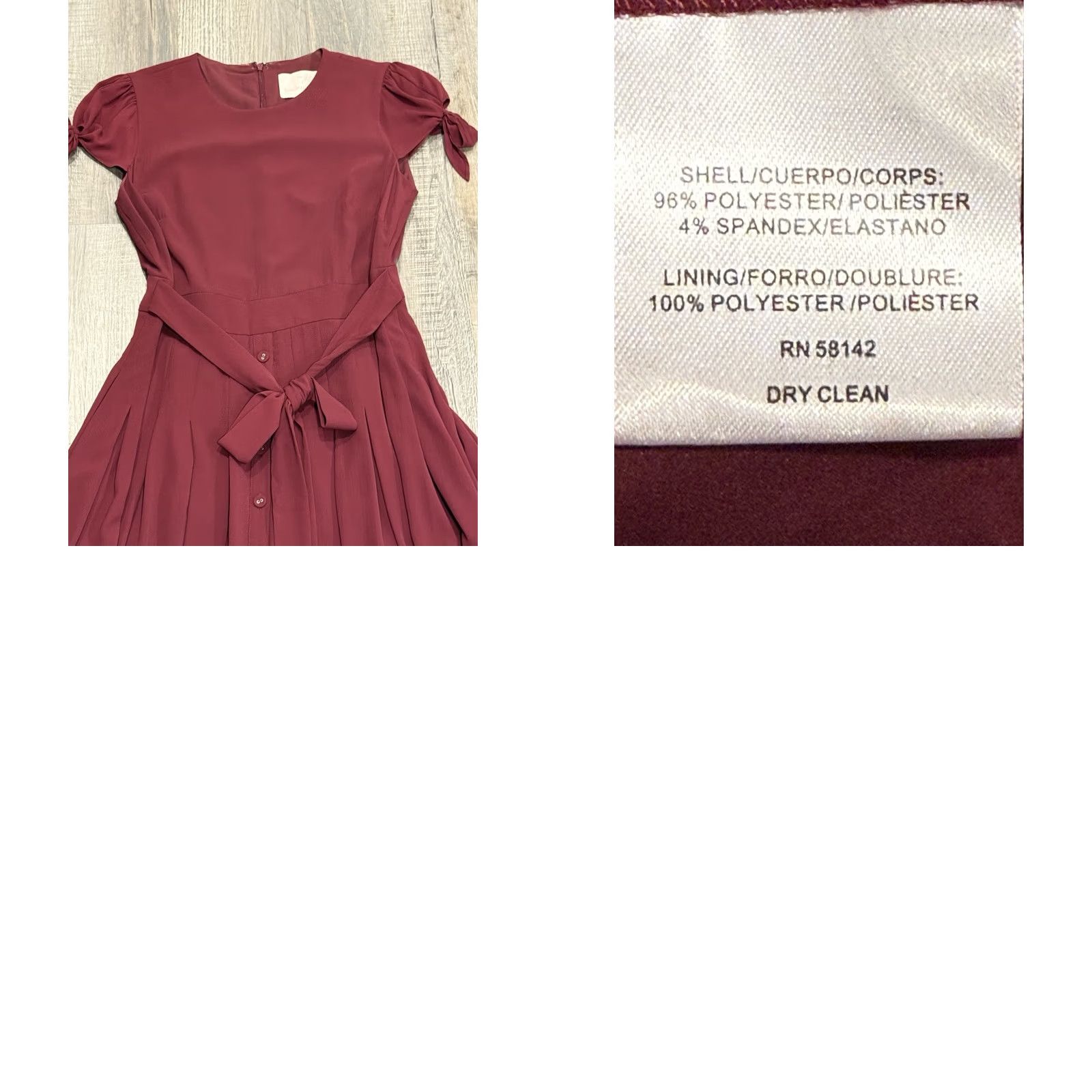 Vintage GAL MEETS GLAM Bette Midi Pleated Dress Shirt? Size M / US 6-8 / IT 42-44 - 8 Thumbnail