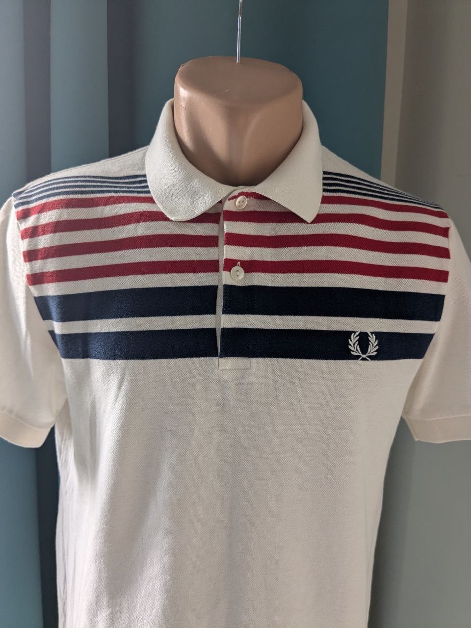 Fred Perry Fred Perry Polo Shirt Reissues White Striped Size US M / EU 48-50 / 2 - 3 Thumbnail
