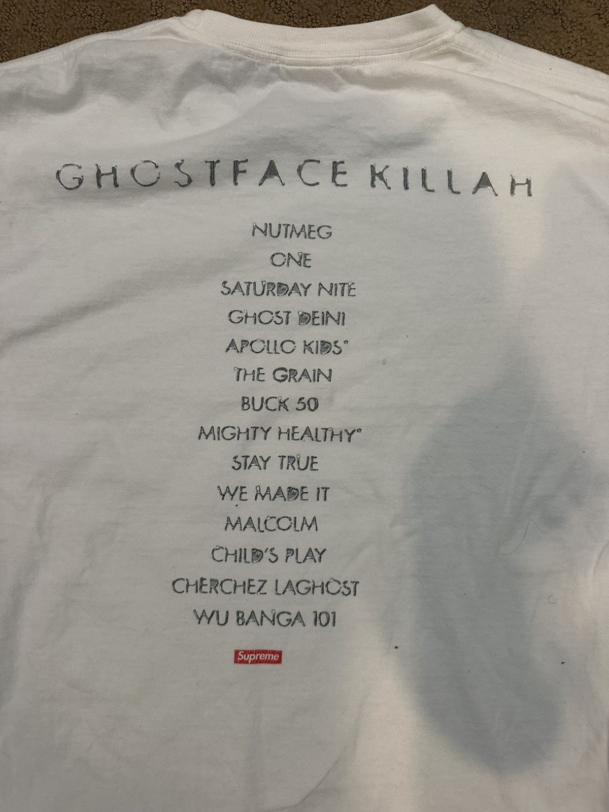 Supreme Supreme Clientele Ghostface Killa Tee Size US XL / EU 56 / 4 - 7 Thumbnail