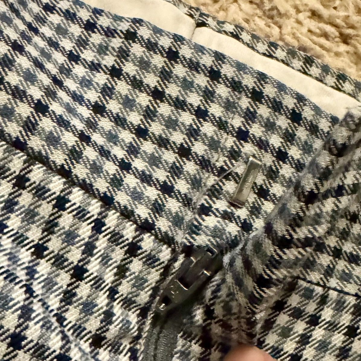 Vintage VINTAGE 70s HOUNDSTOOTH PANTS! Size US 32 / EU 48 - 6 Thumbnail
