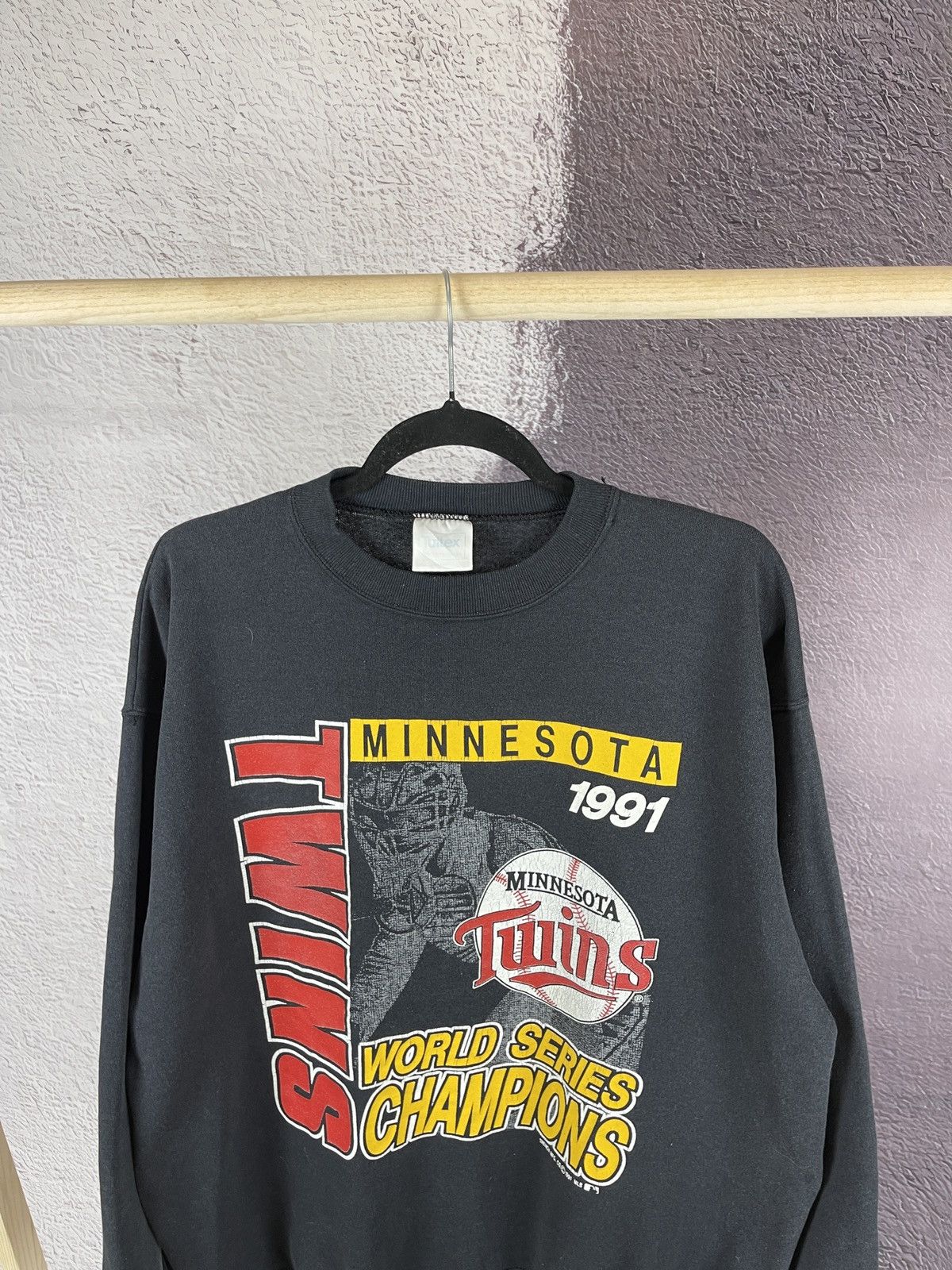Tultex × Vintage Tultex vintage Minnesota Twins 1991 Champions sweatshirt Size US XL / EU 56 / 4 - 2 Thumbnail