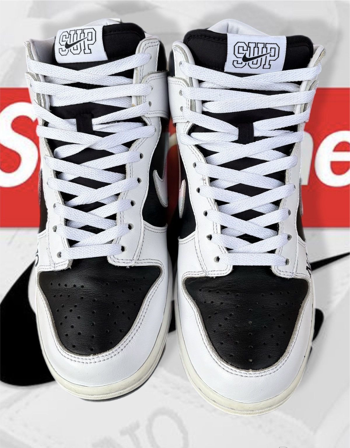 Nike × Supreme Nike Dunk SB High Supreme Any Means Stormtrooper DN3741-002 Size US 8 / EU 41 - 6 Thumbnail