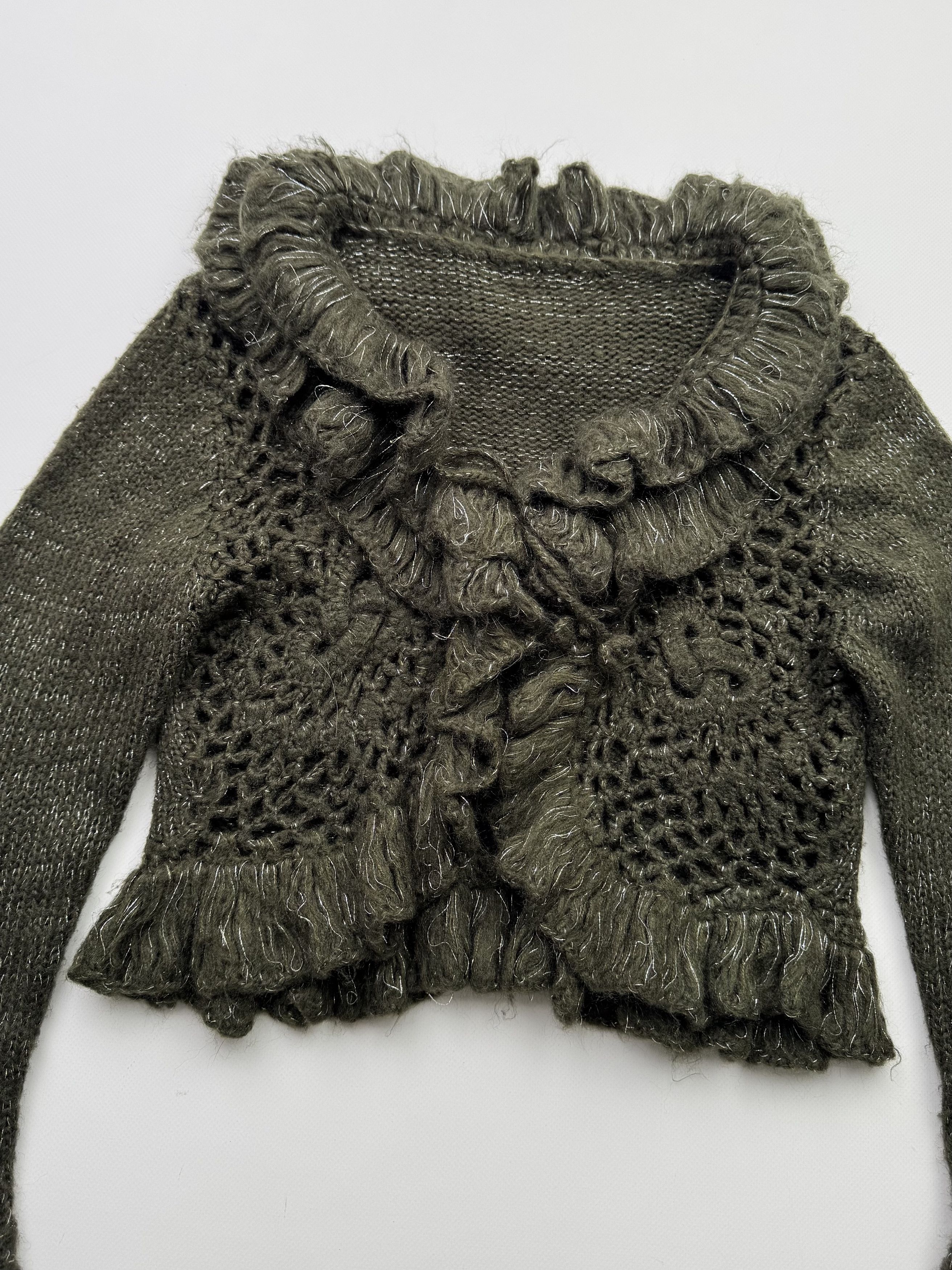 Vintage Vintage Cropped Sweater B332(V269) Size M / US 6-8 / IT 42-44 - 4 Thumbnail