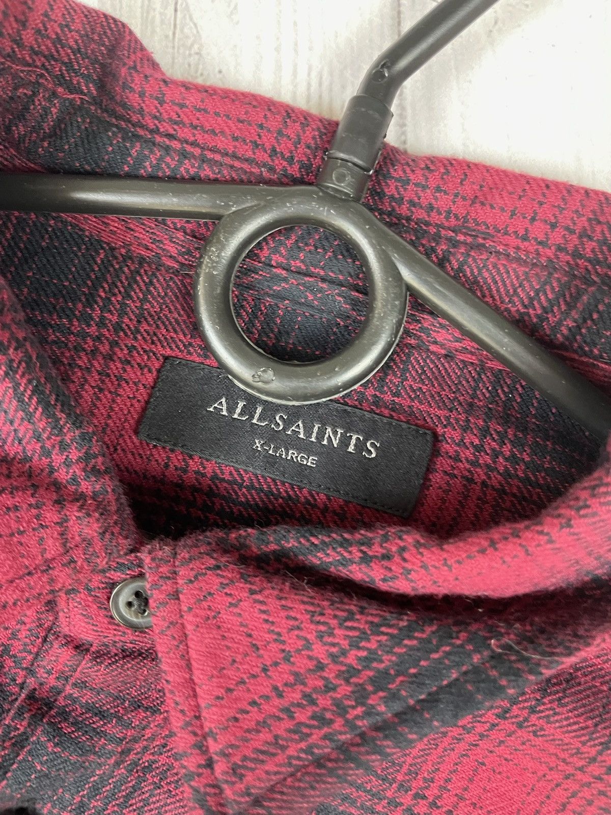 Allsaints Vintage Allsaints plaid shirt size XL Size US XL / EU 56 / 4 - 3 Thumbnail