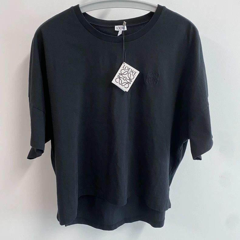 Loewe LOEWE Solid color round neck pullover loose T-shirt Size S / US 4 / IT 40 - 1 Thumbnail