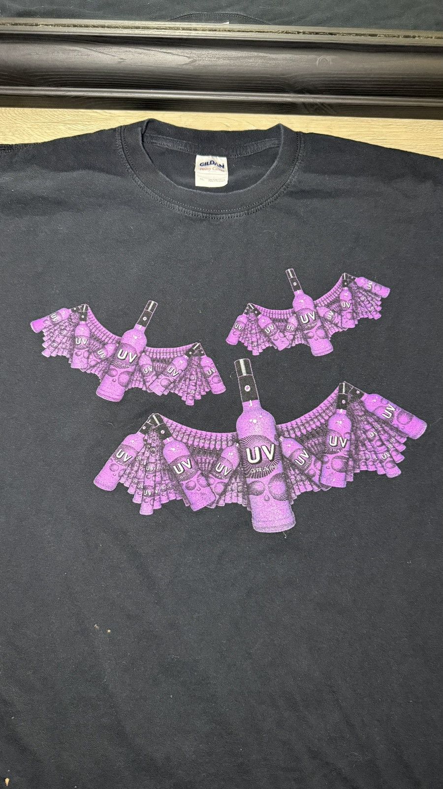 Other Y2K 2000s UV Vodka Bats “Celebrate Halloween” Shirt Size US XL / EU 56 / 4 - 3 Thumbnail