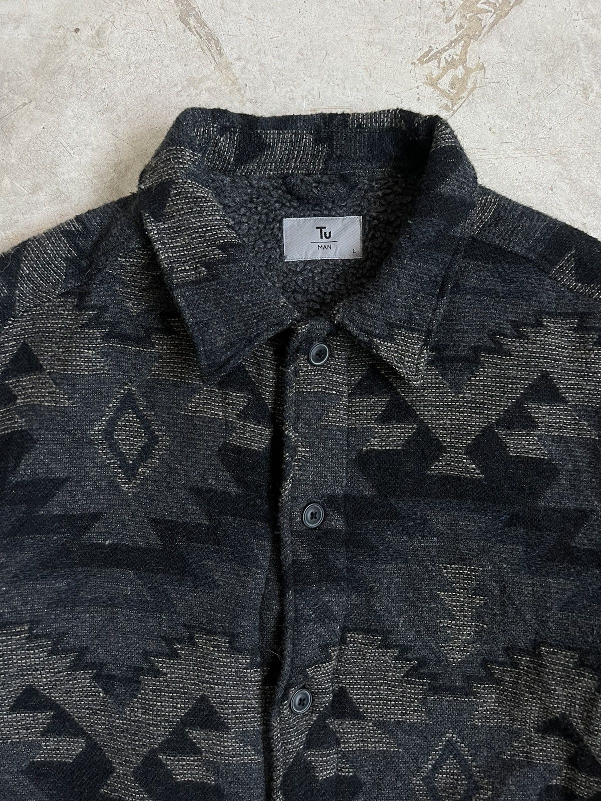 Japanese Brand Vintage Wool Boxy Jacket Size US M / EU 48-50 / 2 - 4 Thumbnail
