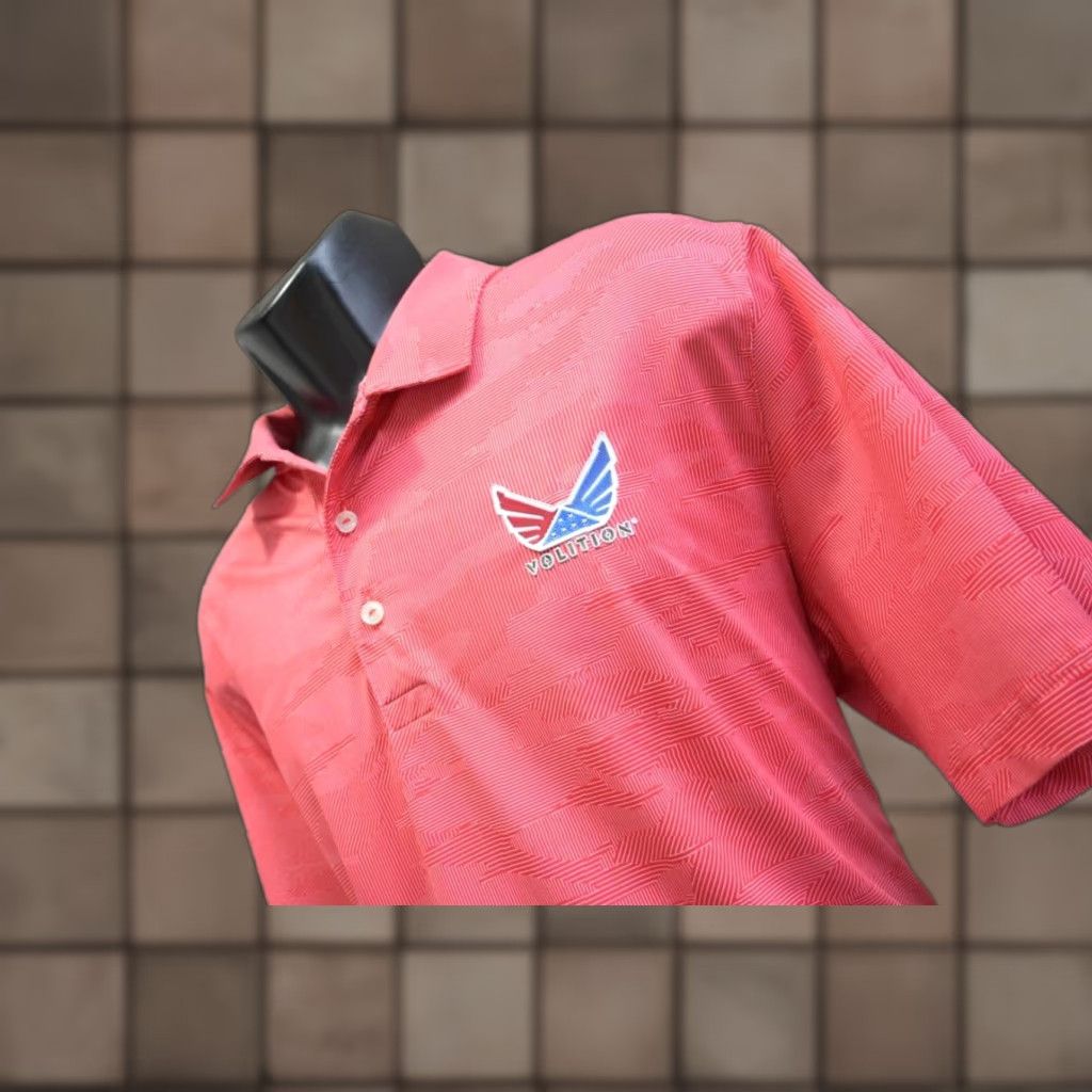 Puma Shirt Polo Golf DryCell Volition America Red Camo Athletic Mens Size Large