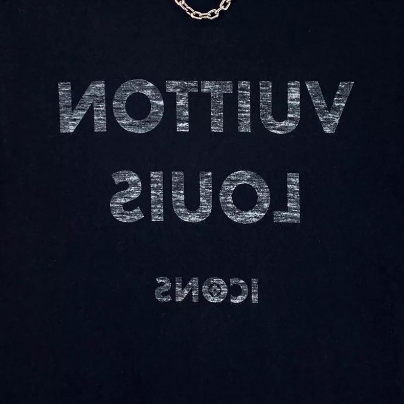 Louis Vuitton Louis Vuitton Black cotton crewneck T-shirt with monogramm Size XS / US 0-2 / IT 36-38 - 4 Thumbnail