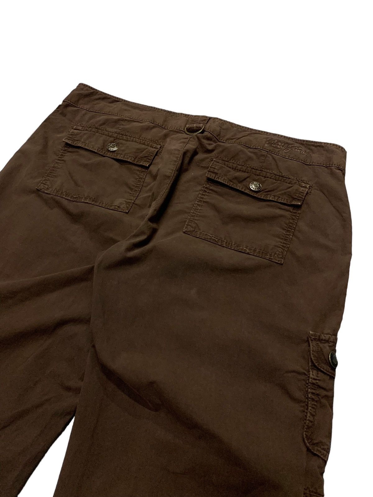 Guess × Vintage Vintage Guess Flared Brown Cargo Pants Size US 33 - 11 Thumbnail