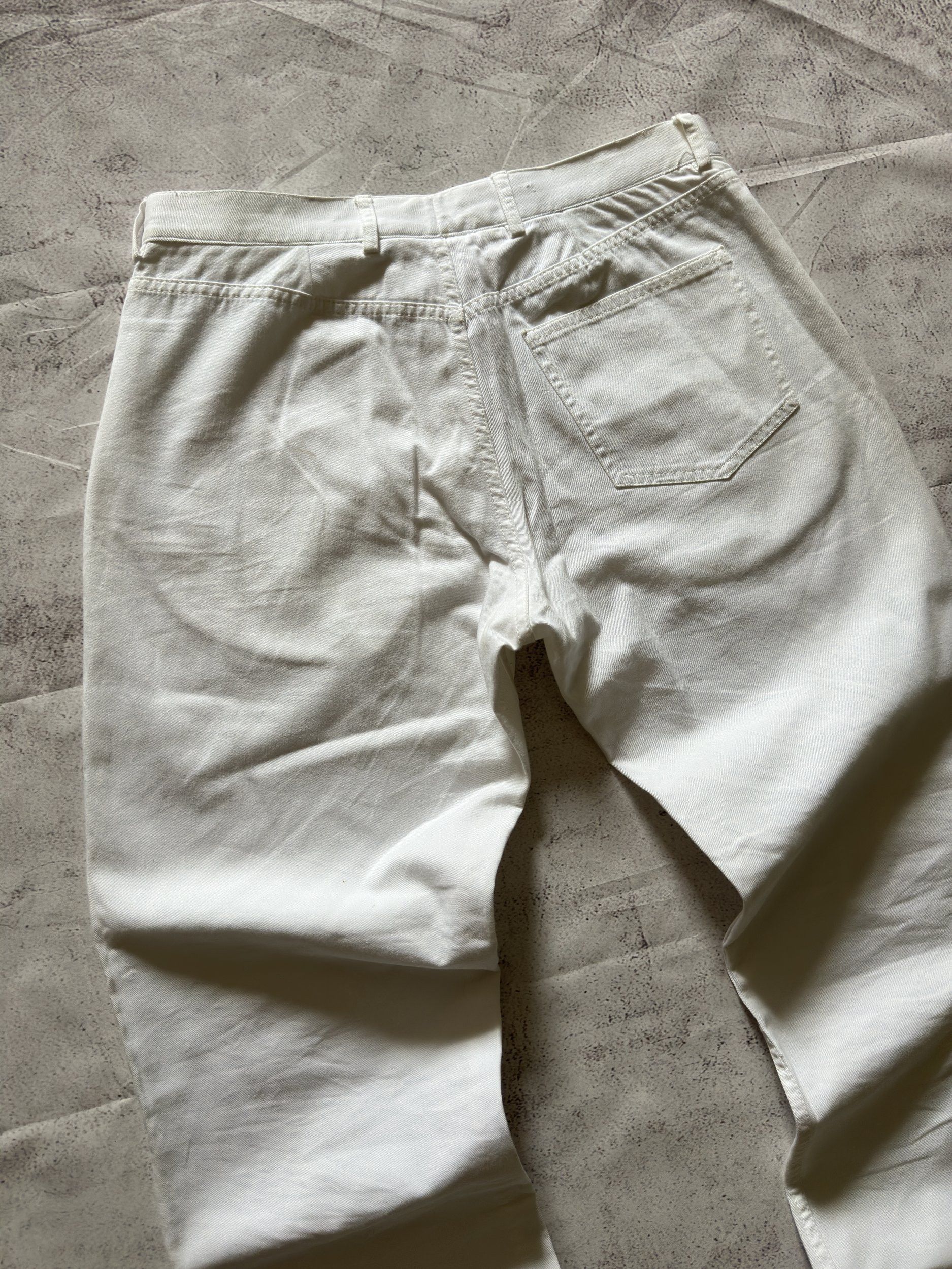 Givenchy Givenchy Men's White Cotton Pants IT44 Size US 31 - 6 Thumbnail