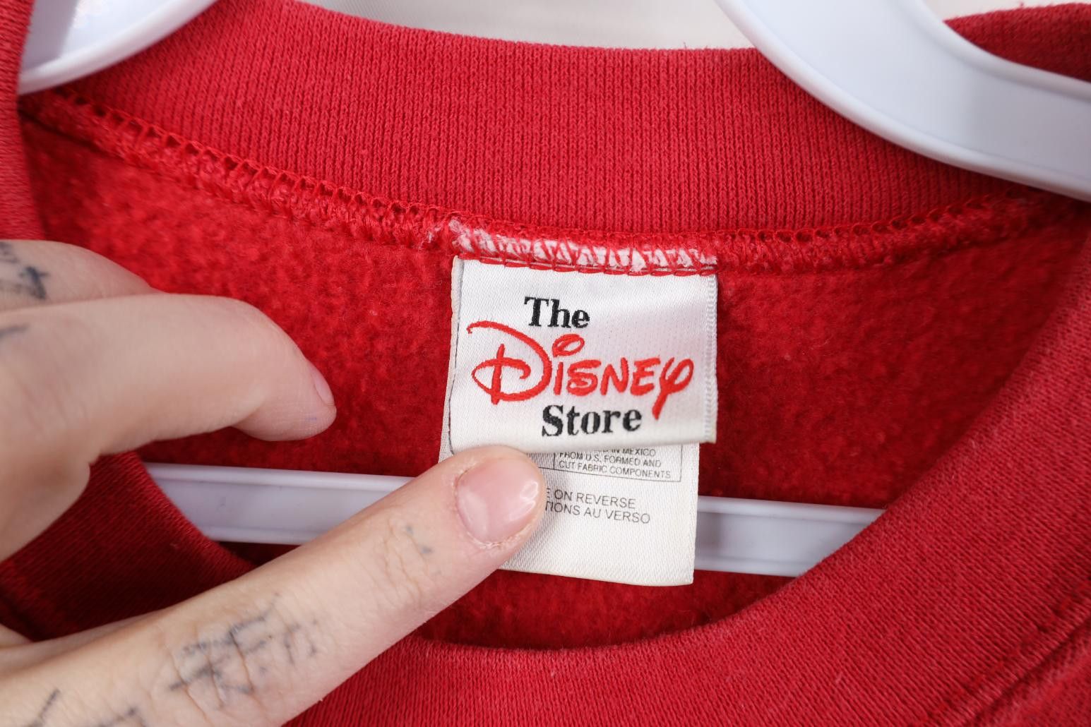 Disney Vintage 90s Disney Winnie the Pooh Crewneck Sweatshirt Red Size M / US 6-8 / IT 42-44 - 9 Thumbnail