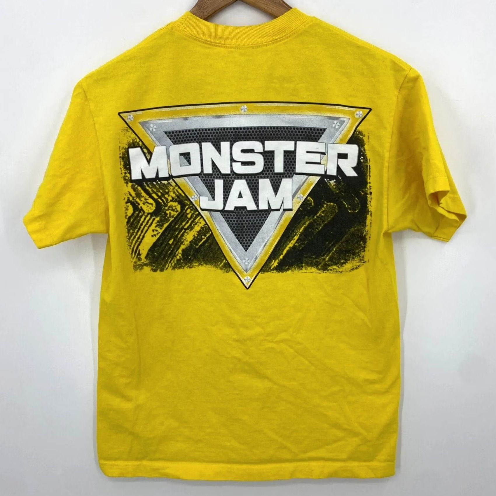 Vintage Nike Shirt Monster Jam Alstyle T-Shirt Mens M Yellow Logo Short Sleeve Crew Neck Size US M / EU 48-50 / 2 - 6 Thumbnail