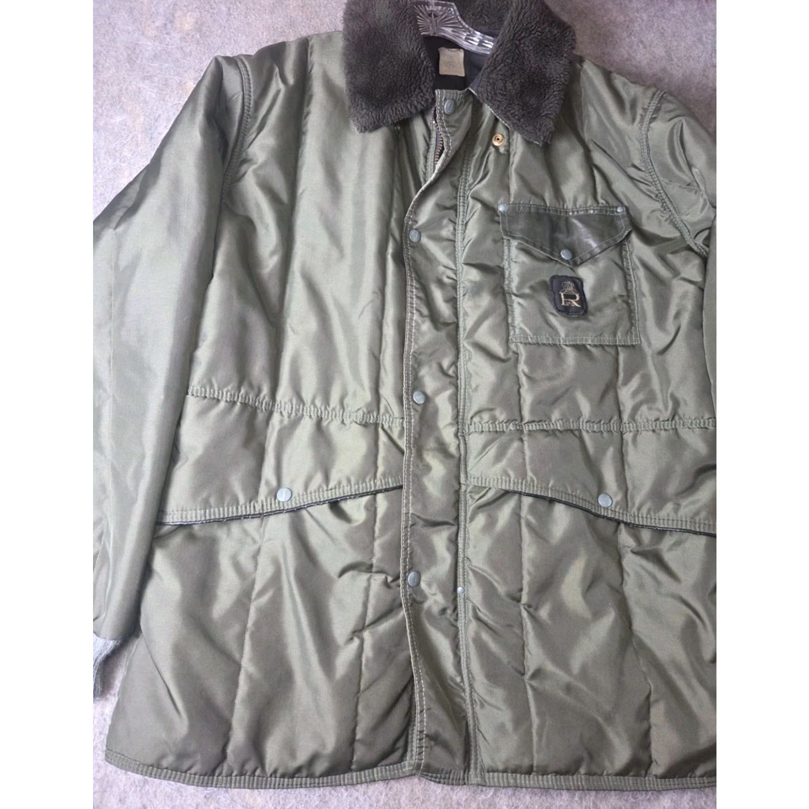 Refrigiwear VINTAGE RefrigiWear Jacket Parka Mens XL Green USA Long Nylon Insulated Coat Size US XL / EU 56 / 4 - 2 Thumbnail