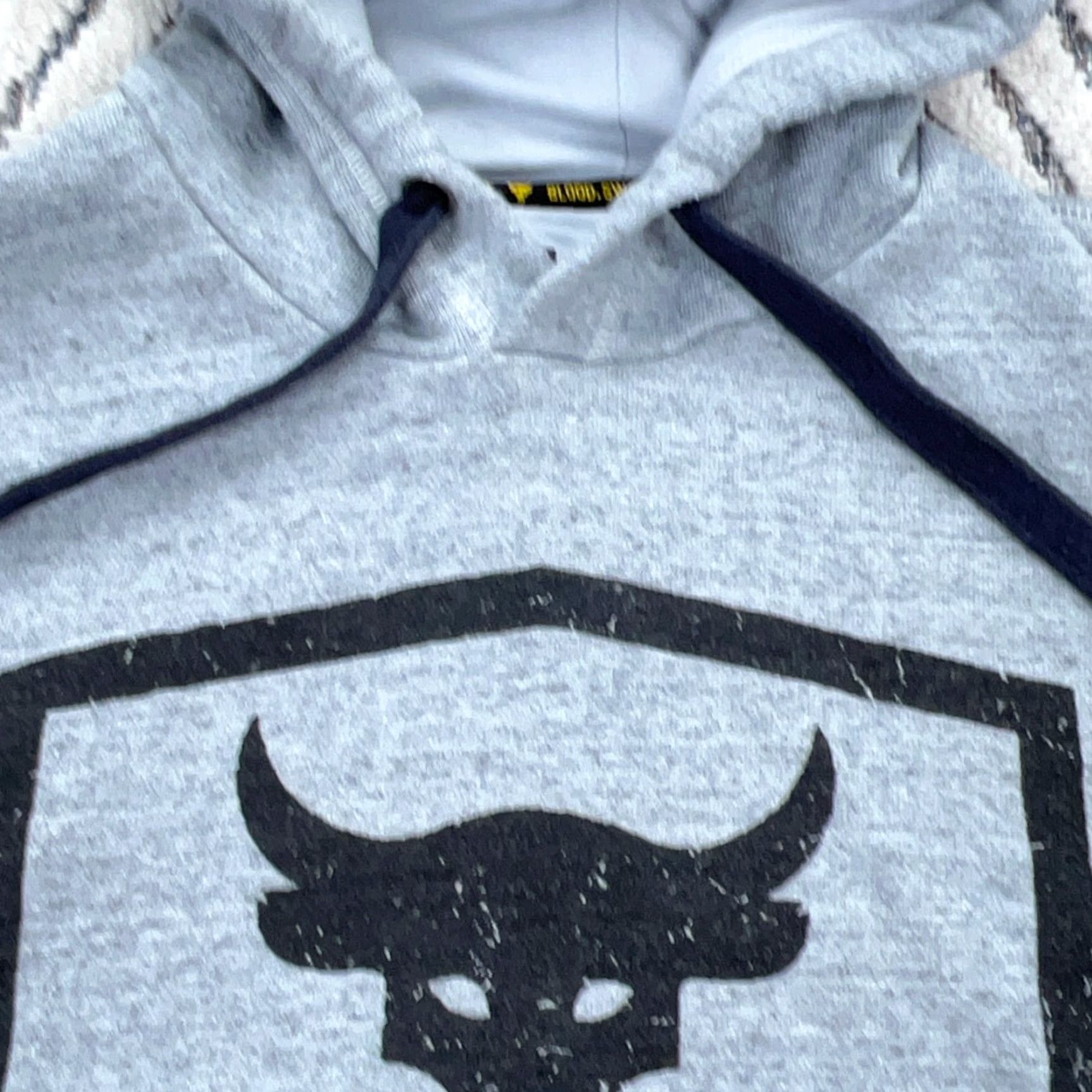 Under Armour Under Armour Hoodie Men Medium Gray Graphic Pullover Sweatshirt Project Rock Classic Sports Size US M / EU 48-50 / 2 - 3 Thumbnail