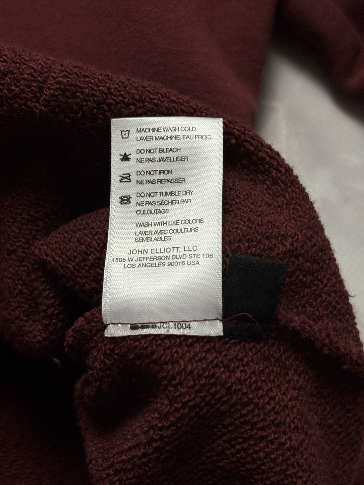 John Elliott John Elliott Beach Hoodie Circus Red Made in USA Size 3 L Size US L / EU 52-54 / 3 - 9 Thumbnail