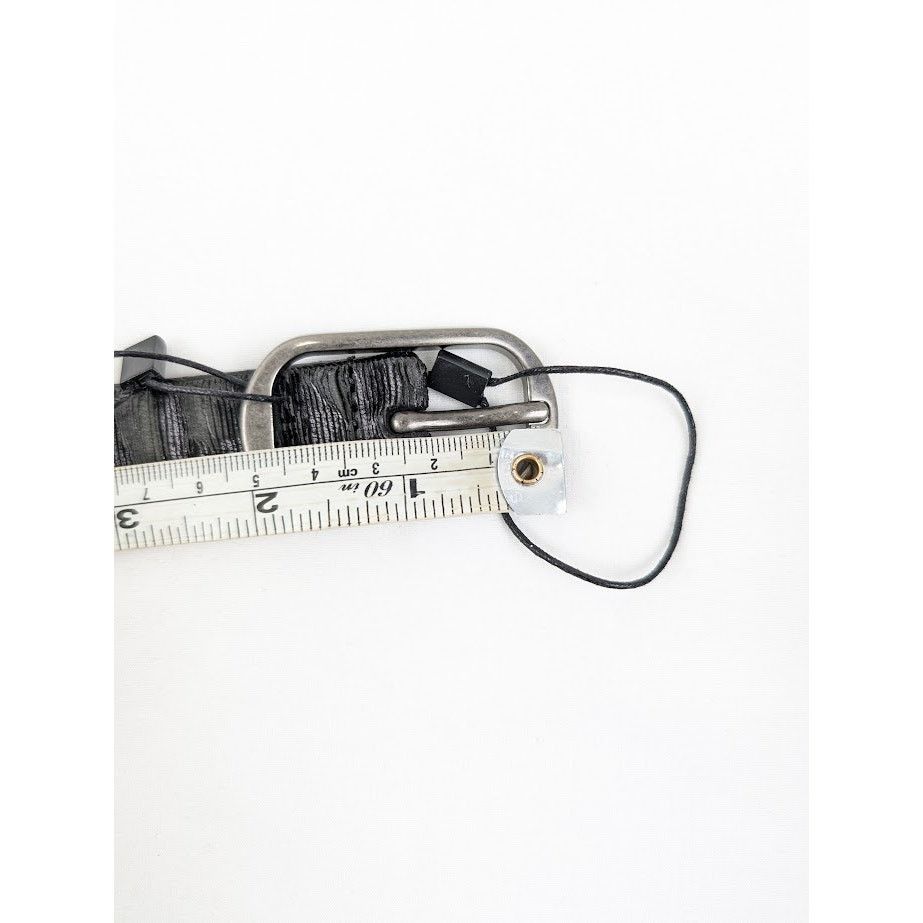 Saint Laurent Paris o1rshd1 Size: 90 CM / Distressed Python Belt in Black Size 36 - 14 Thumbnail