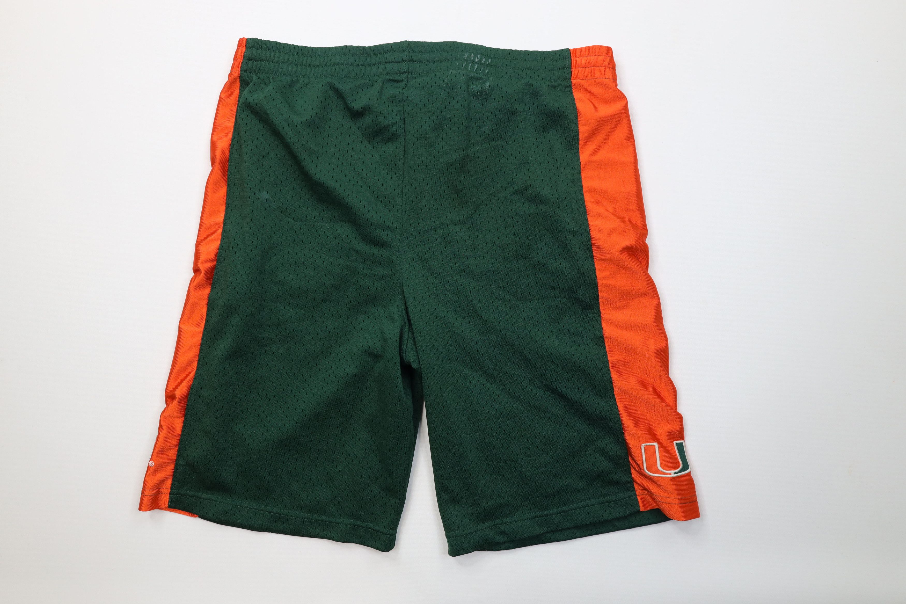 Vintage Vintage University of Miami Hurricanes Mesh Gym Shorts Size US 34 / EU 50 - 11 Thumbnail