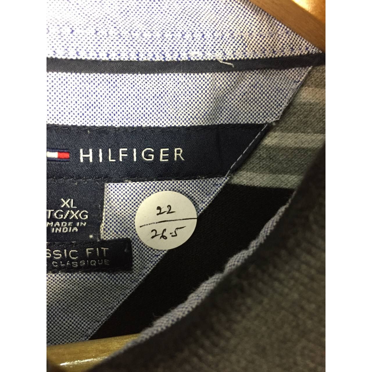 Tommy Hilfiger Tommy Hilfiger Small Logo Classic Fit Striped Polo Shirt Size US L / EU 52-54 / 3 - 10 Thumbnail