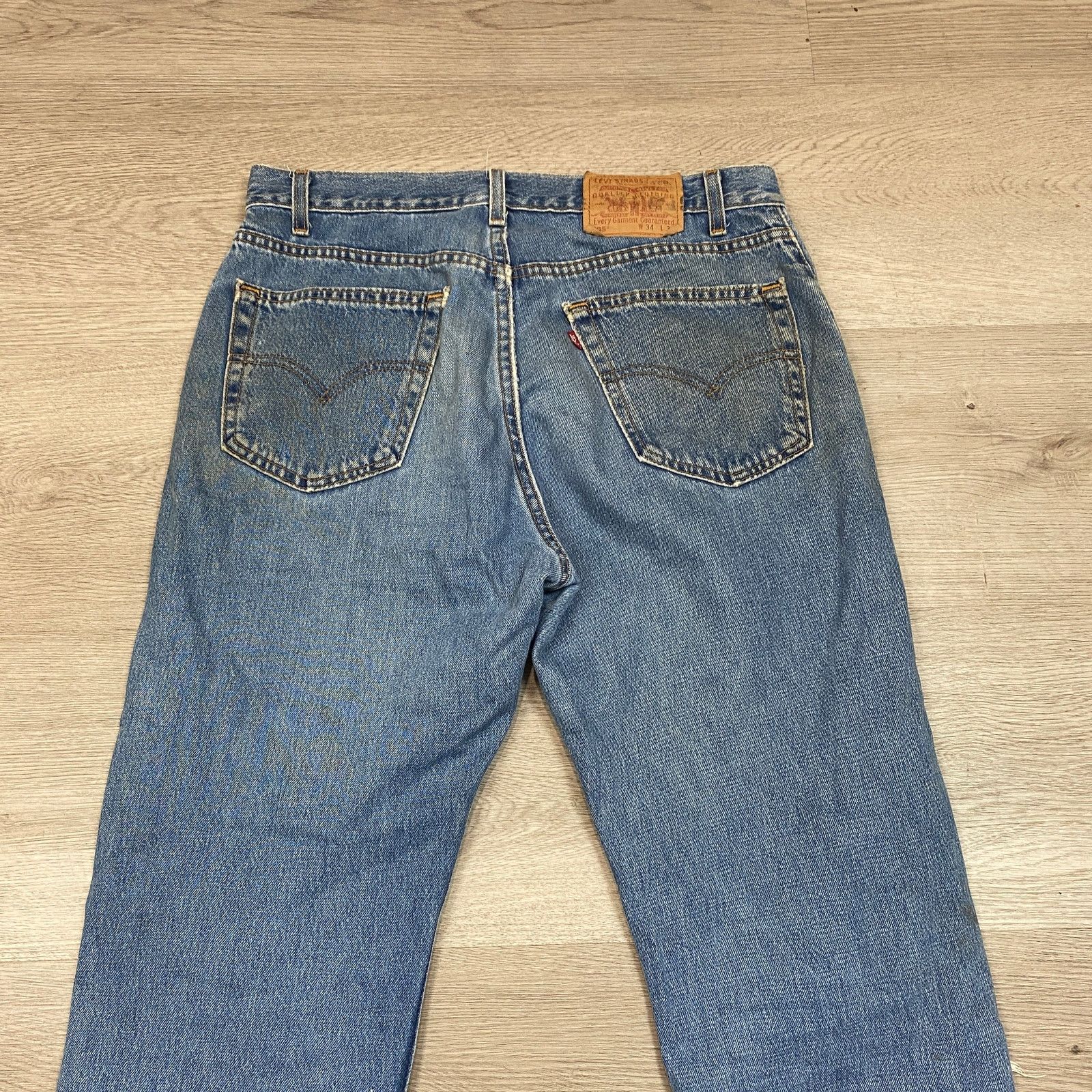 Levi's × Vintage Vintage Levi's 505 Regular Fit Jeans 34x34 Y2K Retro Size US 34 / EU 50 - 2 Thumbnail