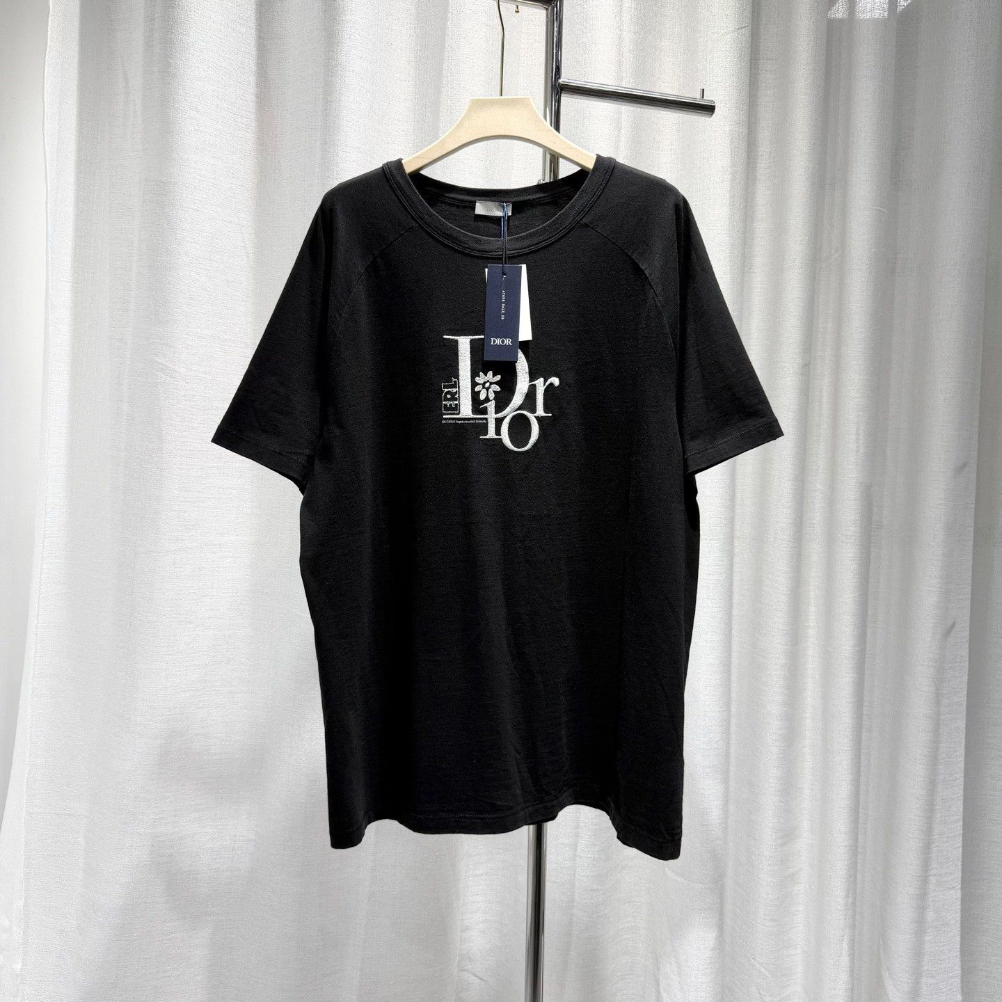 Dior Dior Embroidered Letter Short Sleeve Tee | Grailed